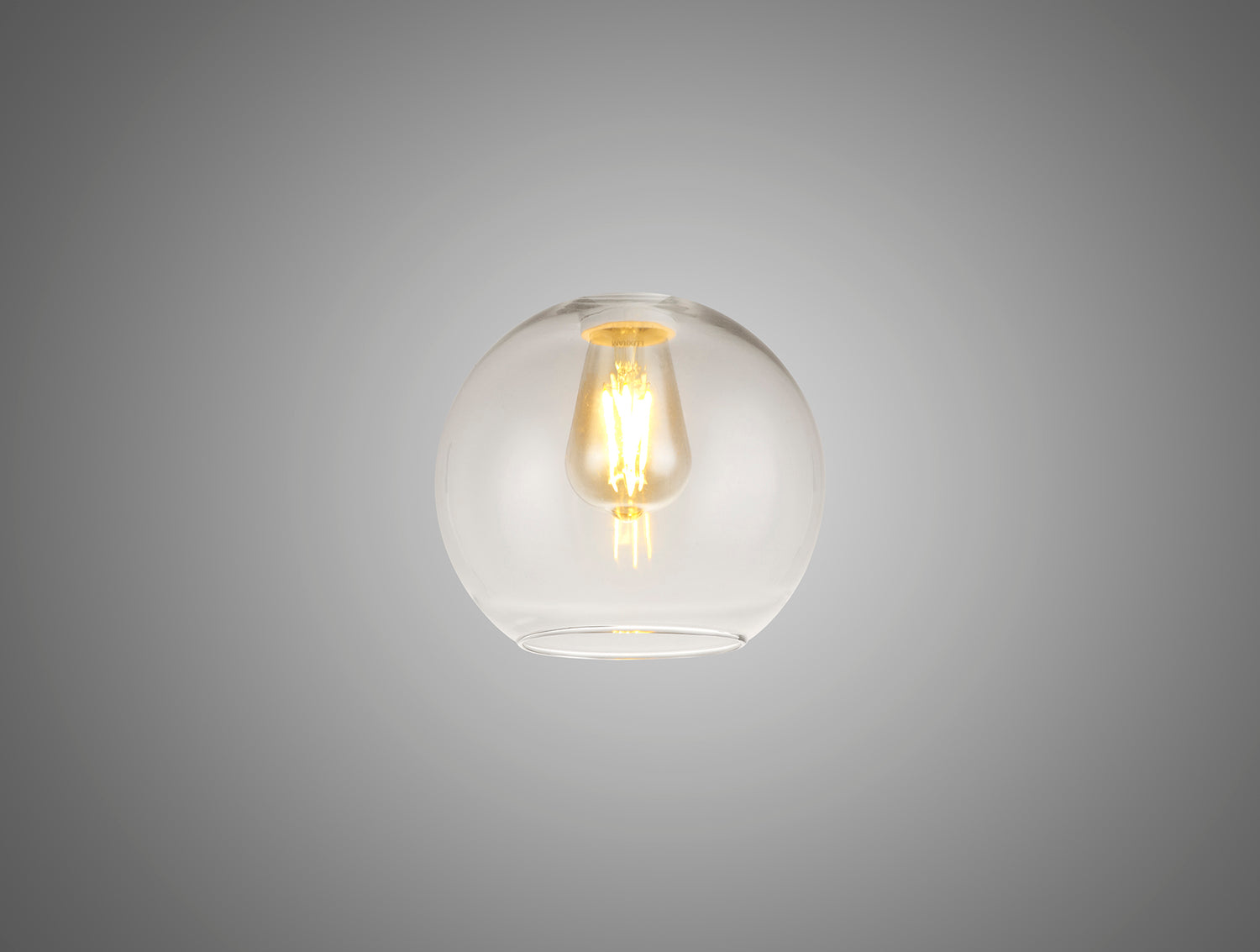 Robson Round 19cm Glass Shade (E), Clear