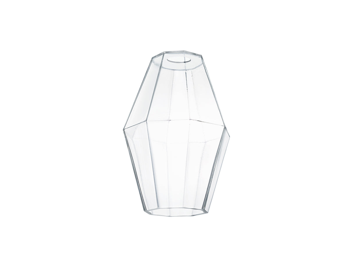 Robson Pyramid 18cm Glass Shade (D), Clear