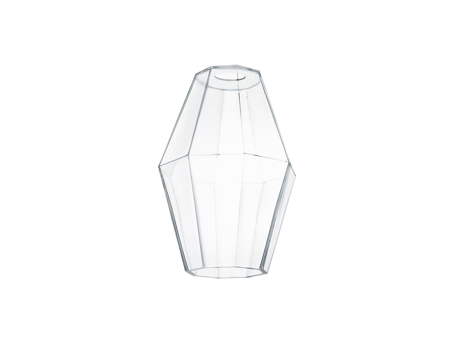Robson Pyramid 18cm Glass Shade (D), Clear