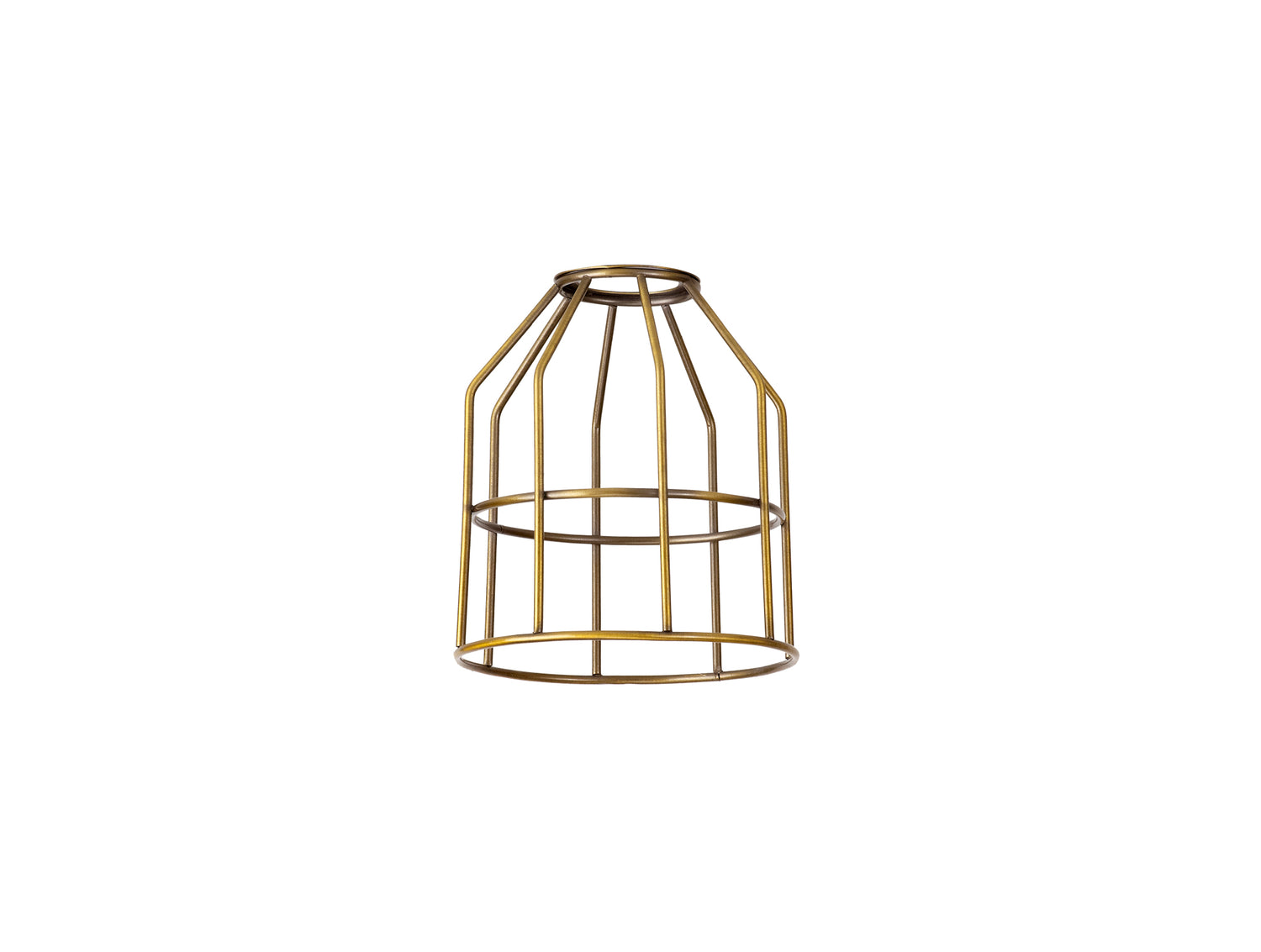 Robson Cylinder 14cm Wire Cage Shade, Gilt Bronze