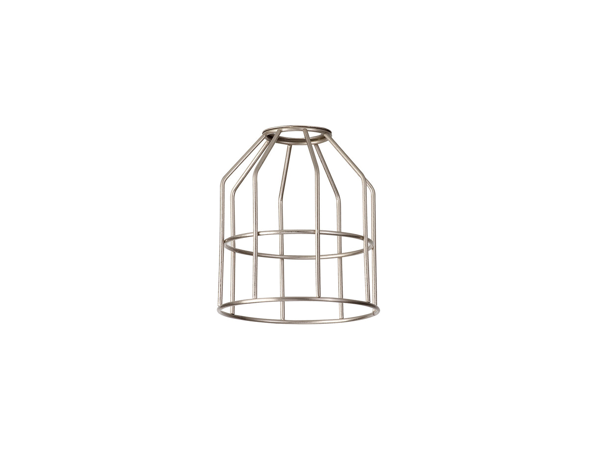 Robson Cylinder 14cm Wire Cage Shade, Brushed Nickel