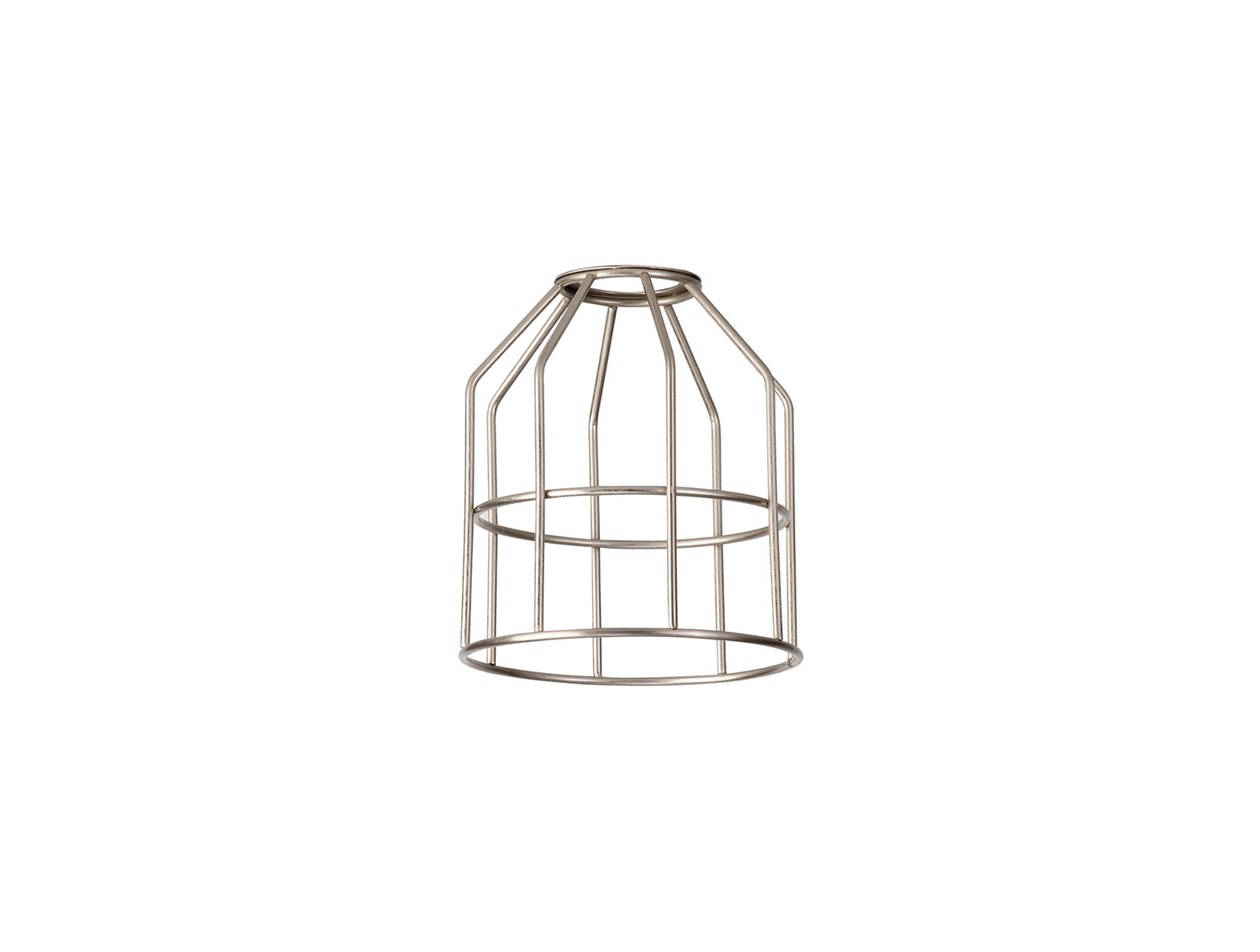 Robson Cylinder 14cm Wire Cage Shade, Brushed Nickel