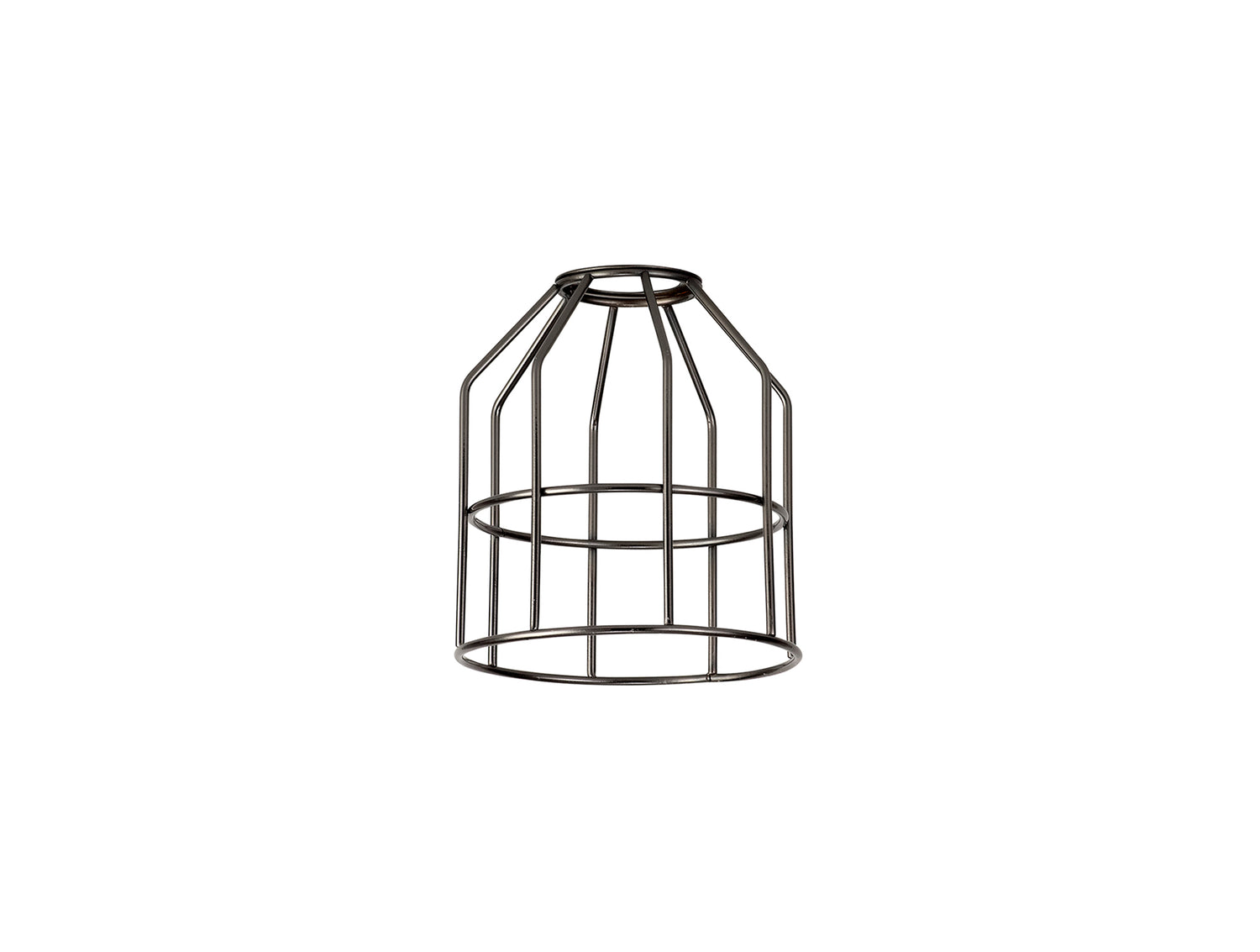 Robson Cylinder 14cm Wire Cage Shade, Black Chrome