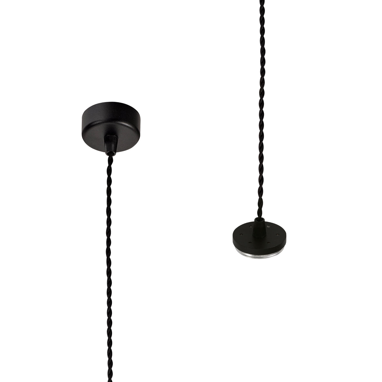 Tueart Pendant Light Kit 2m, 1 x GU10, Sand Black