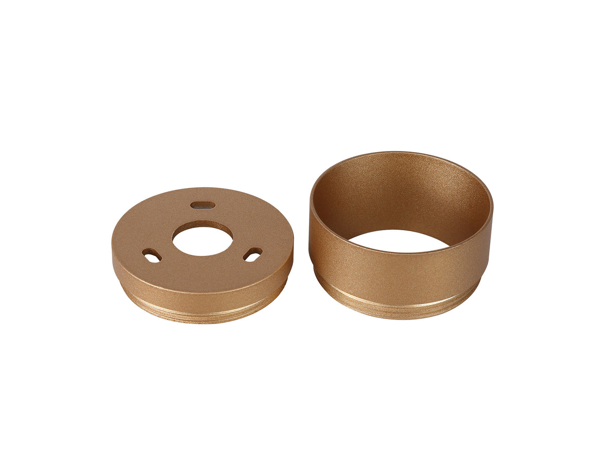 Tueart 2cm Face Ring & 1cm Back Ring Accessory Pack, Champagne Gold