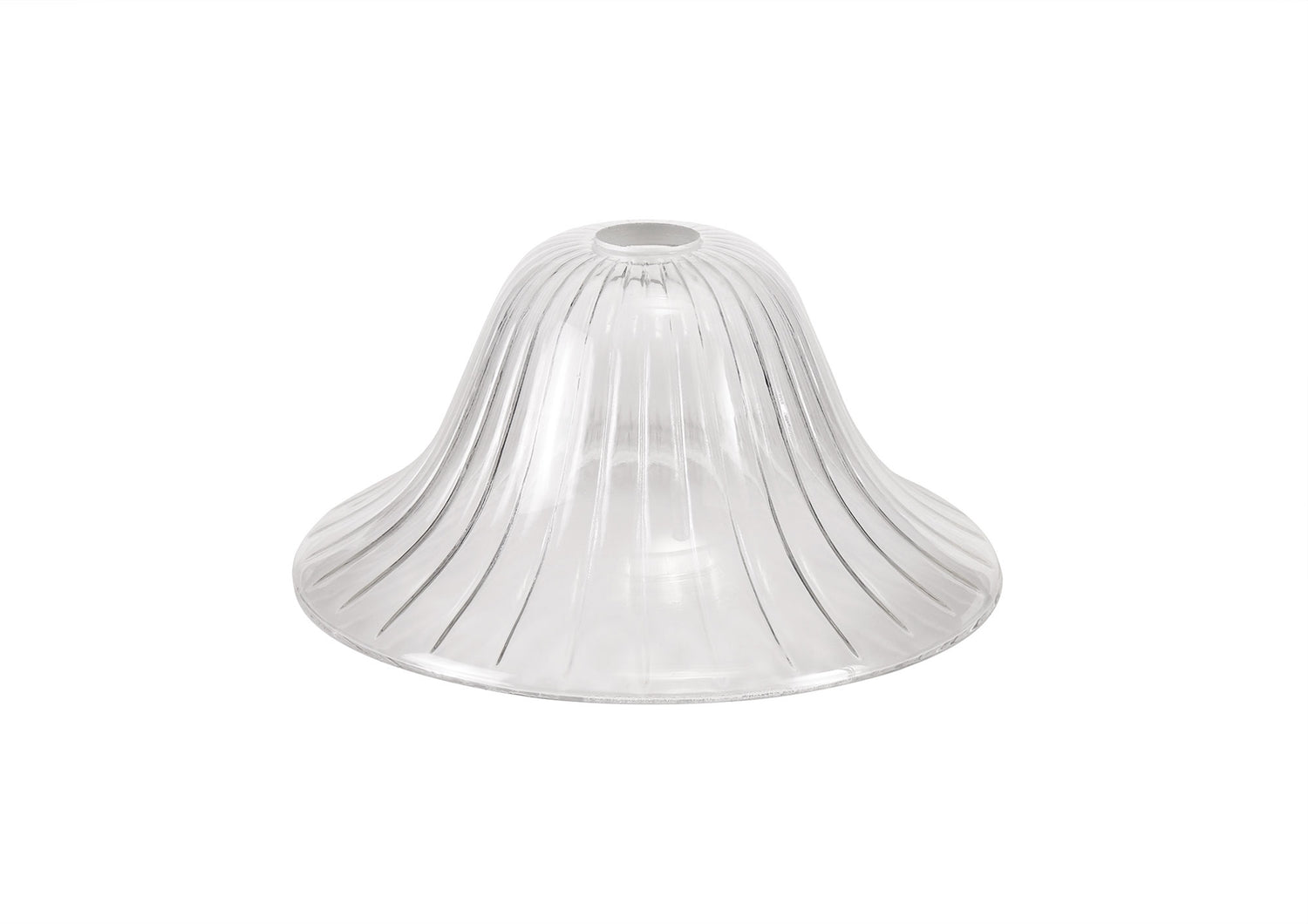 Munro Bell 30cm Clear Glass (D), Lampshade