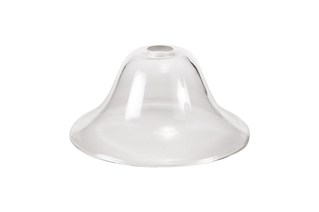 Munro Smooth Bell 30cm Clear Glass (D), Lampshade