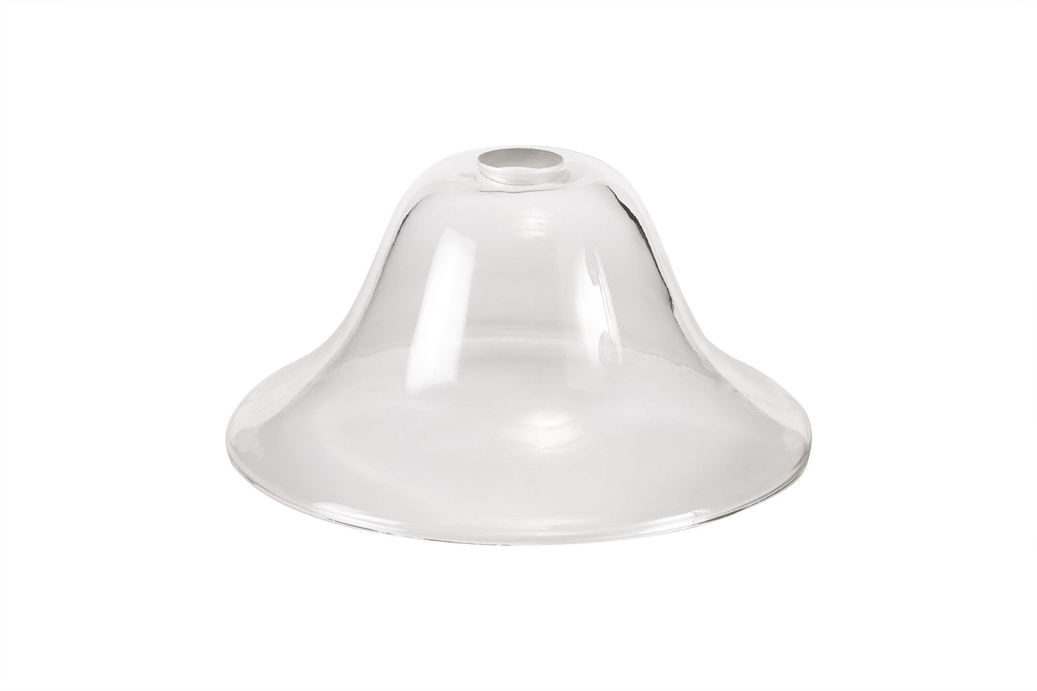 Munro Smooth Bell 30cm Clear Glass (D), Lampshade