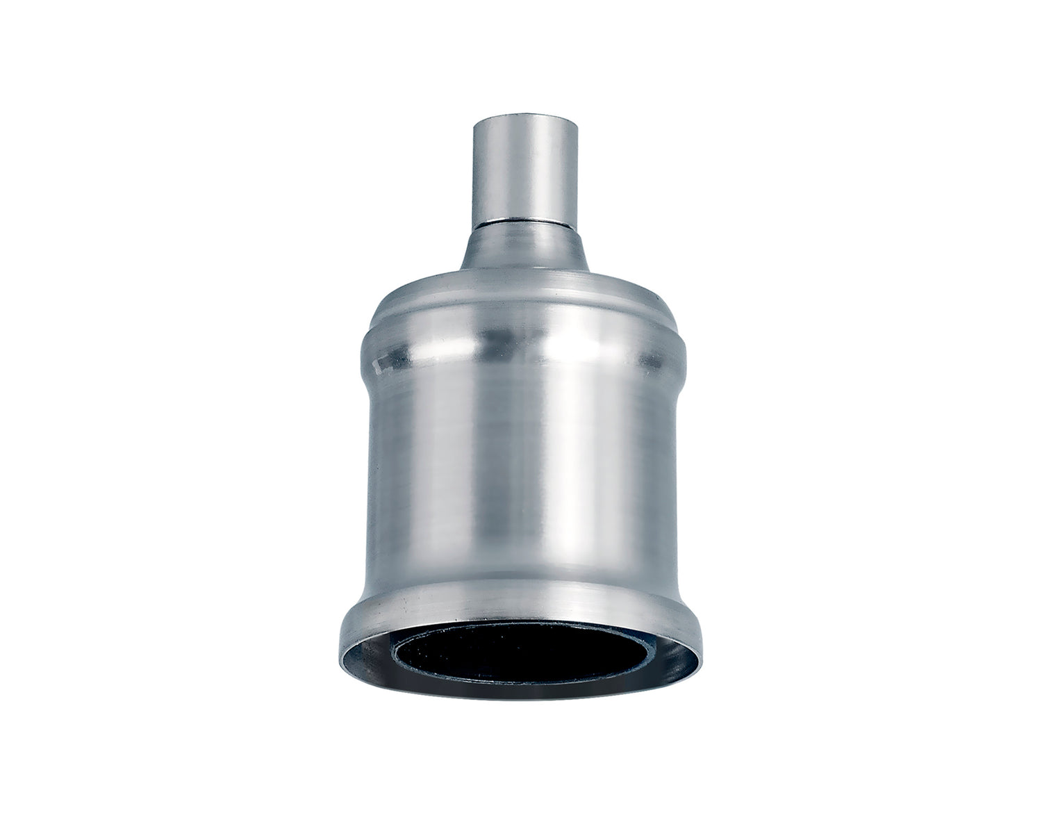 Robson Metal Lampholder Kit, Chrome, E27 (Max 60W) c/w Cable Clamp, NOT Suitable For Shades & Cages