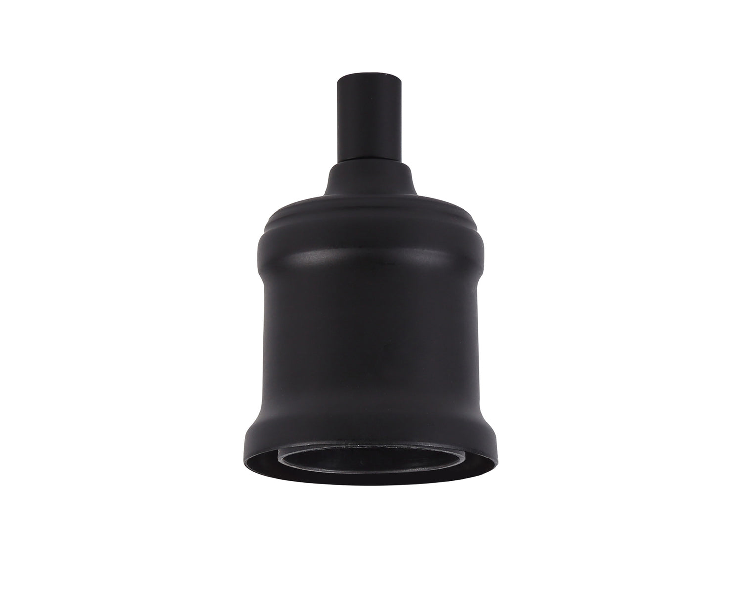 Robson Metal Lampholder Kit, Black, E27 (Max 60W) c/w Cable Clamp, NOT Suitable For Shades & Cages