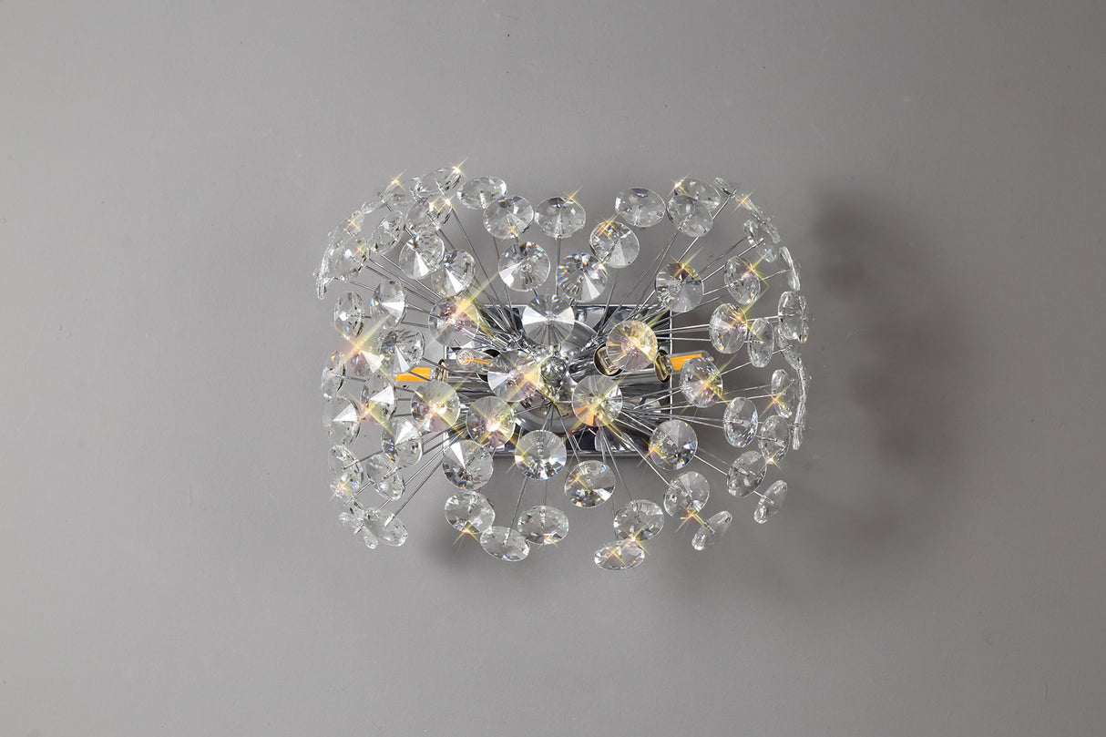 Byrne Wall Light 4 Light G9 Polished Chrome/Crystal