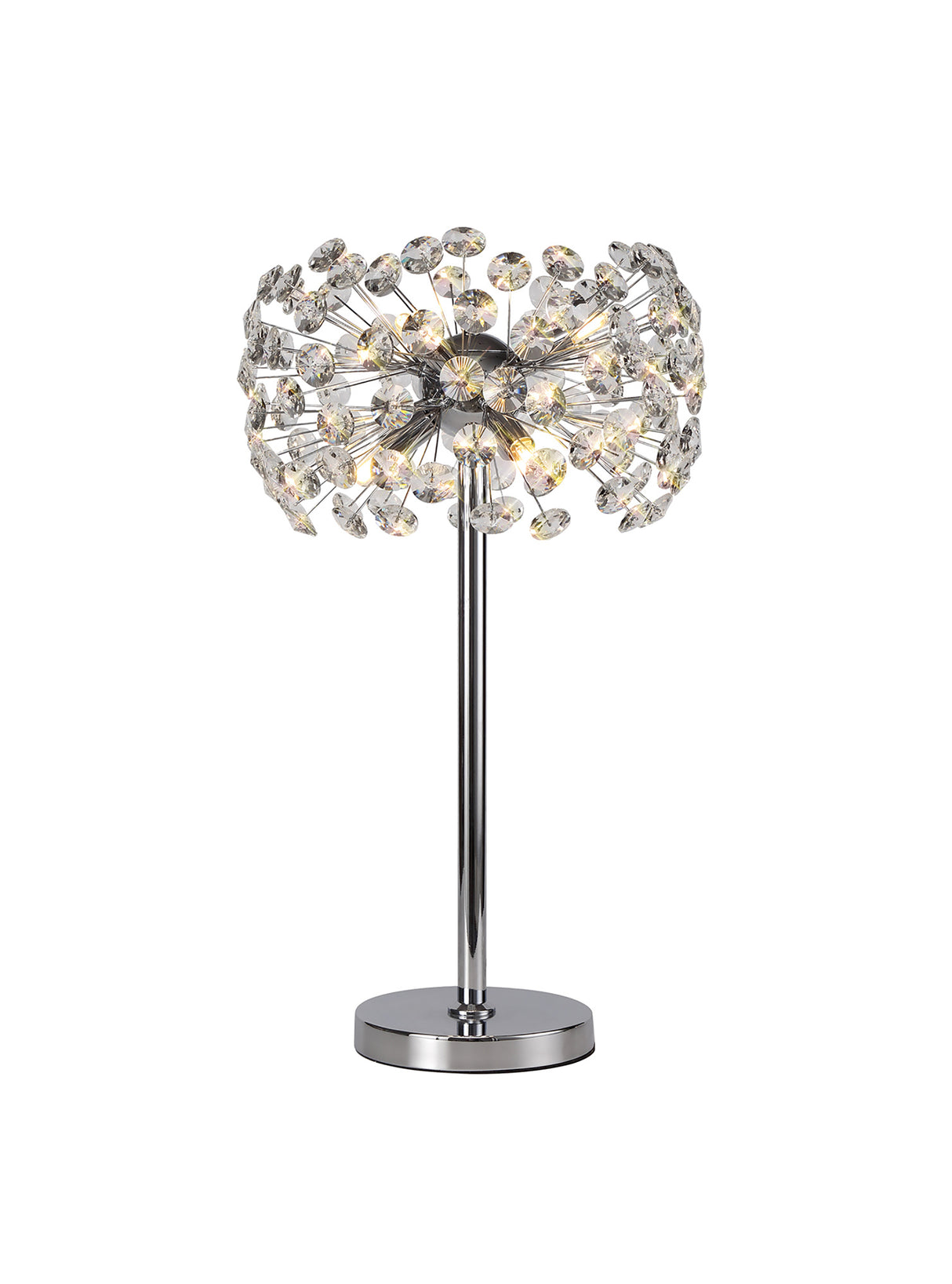 Byrne Table Lamp 6 Light G9 Polished Chrome/Crystal
