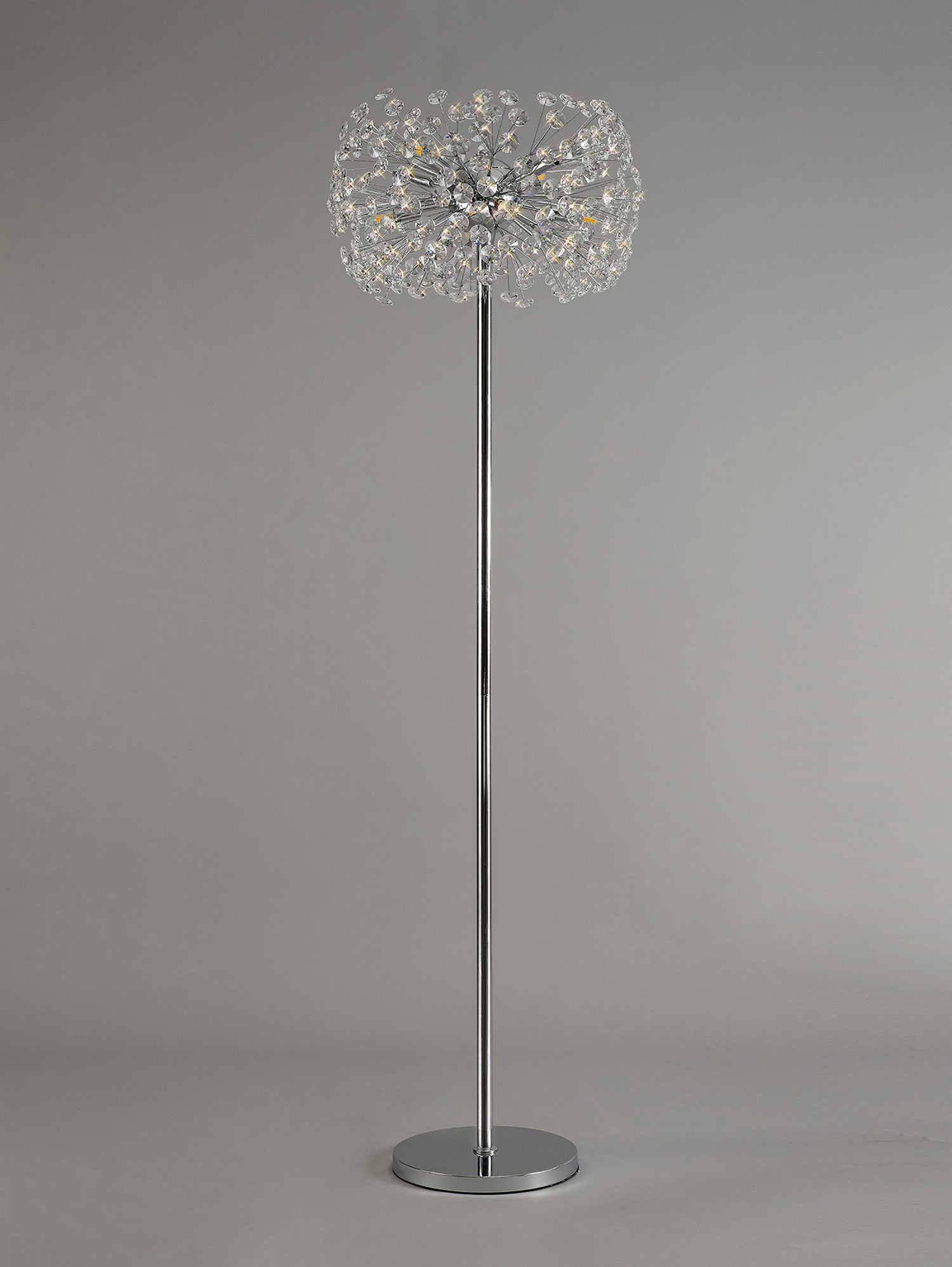 Byrne Floor Lamp 8 Light G9 Polished Chrome/Crystal