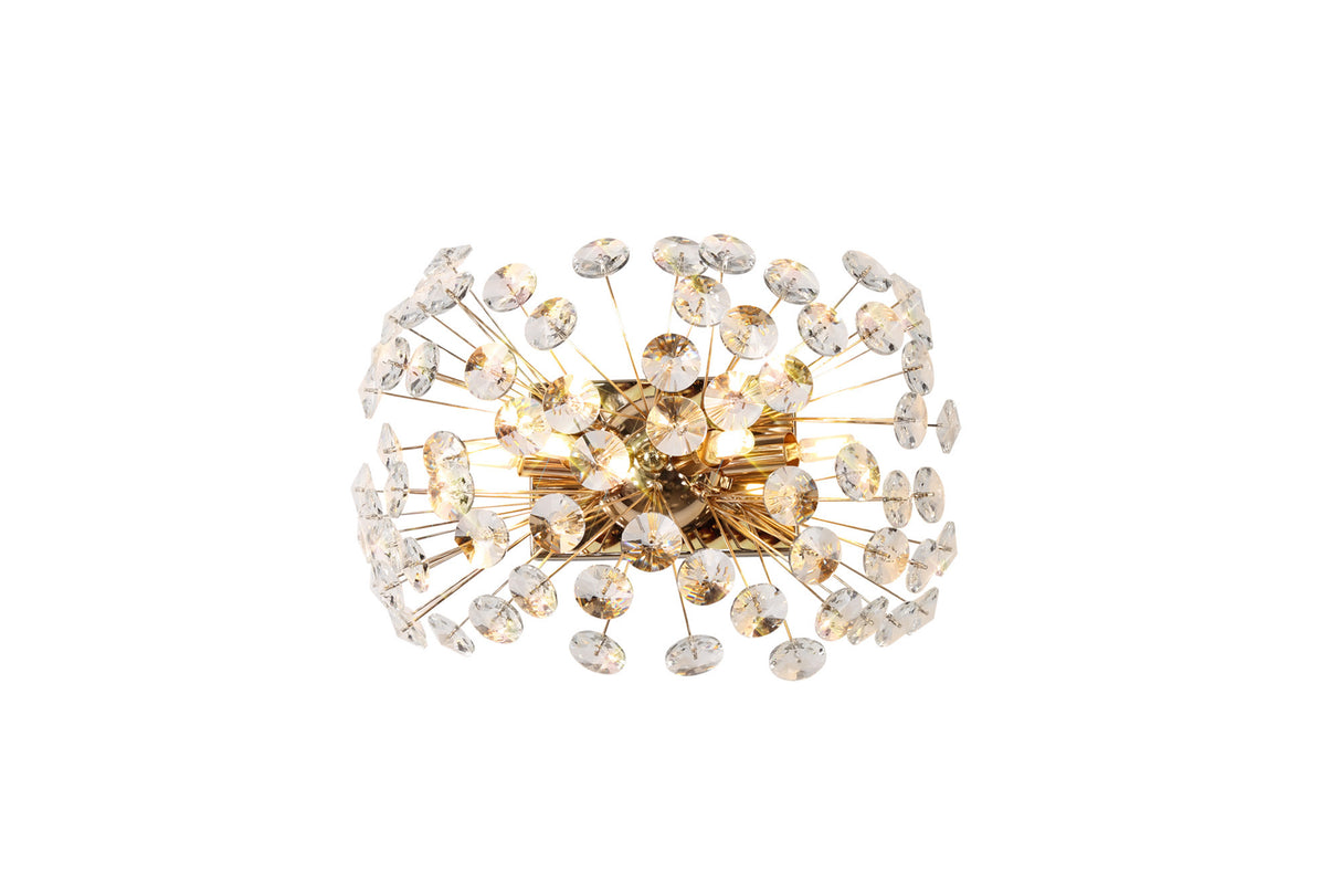 Byrne Wall Light 4 Light G9 French Gold/Crystal