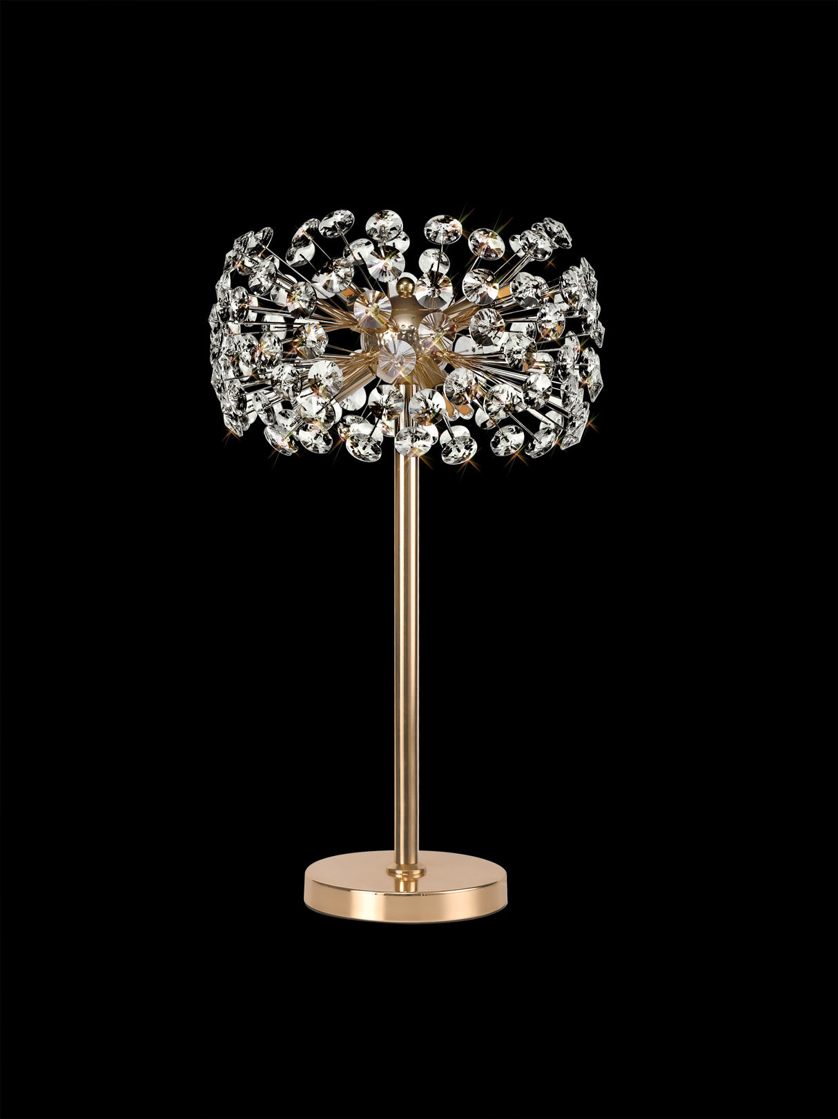 Byrne Table Lamp 6 Light G9 French Gold/Crystal