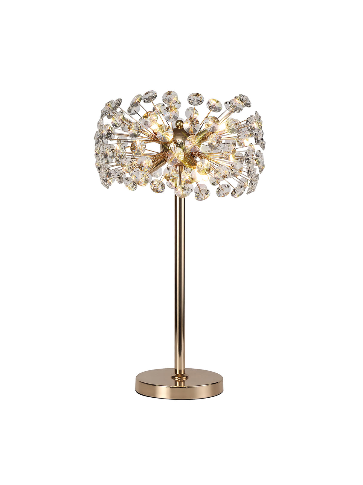 Byrne Table Lamp 6 Light G9 French Gold/Crystal