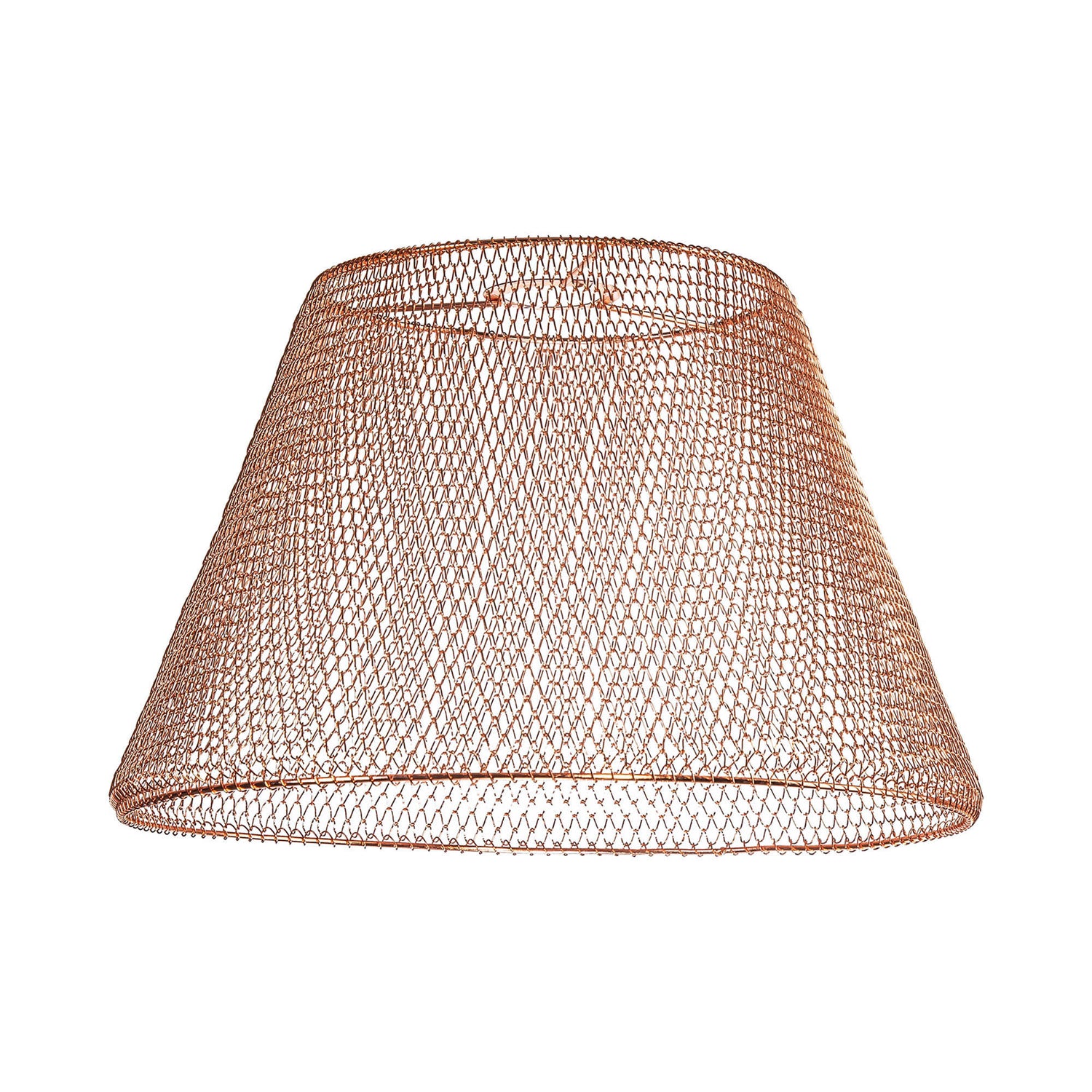 Plamer, 40cm Non-Electric Rose Gold Adjustable & Flexible Shade