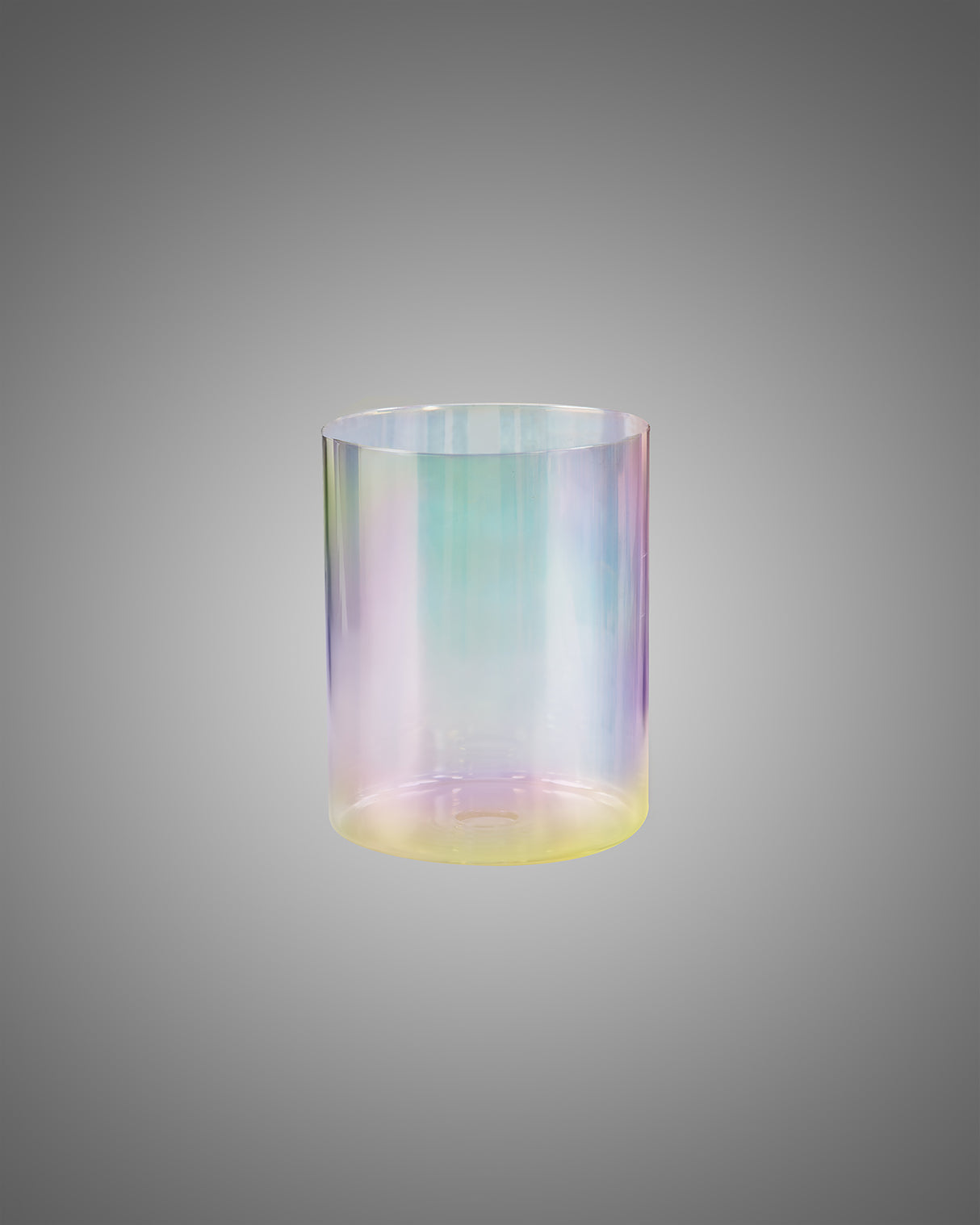 Lathen 120x150mm Medium Cylinder (A) 7 Colour Iridescent Glass Shade
