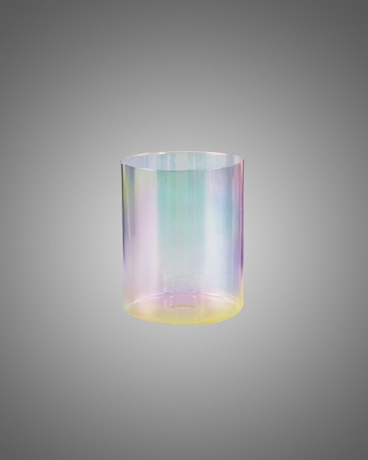 Lathen 120x150mm Medium Cylinder (A) 7 Colour Iridescent Glass Shade