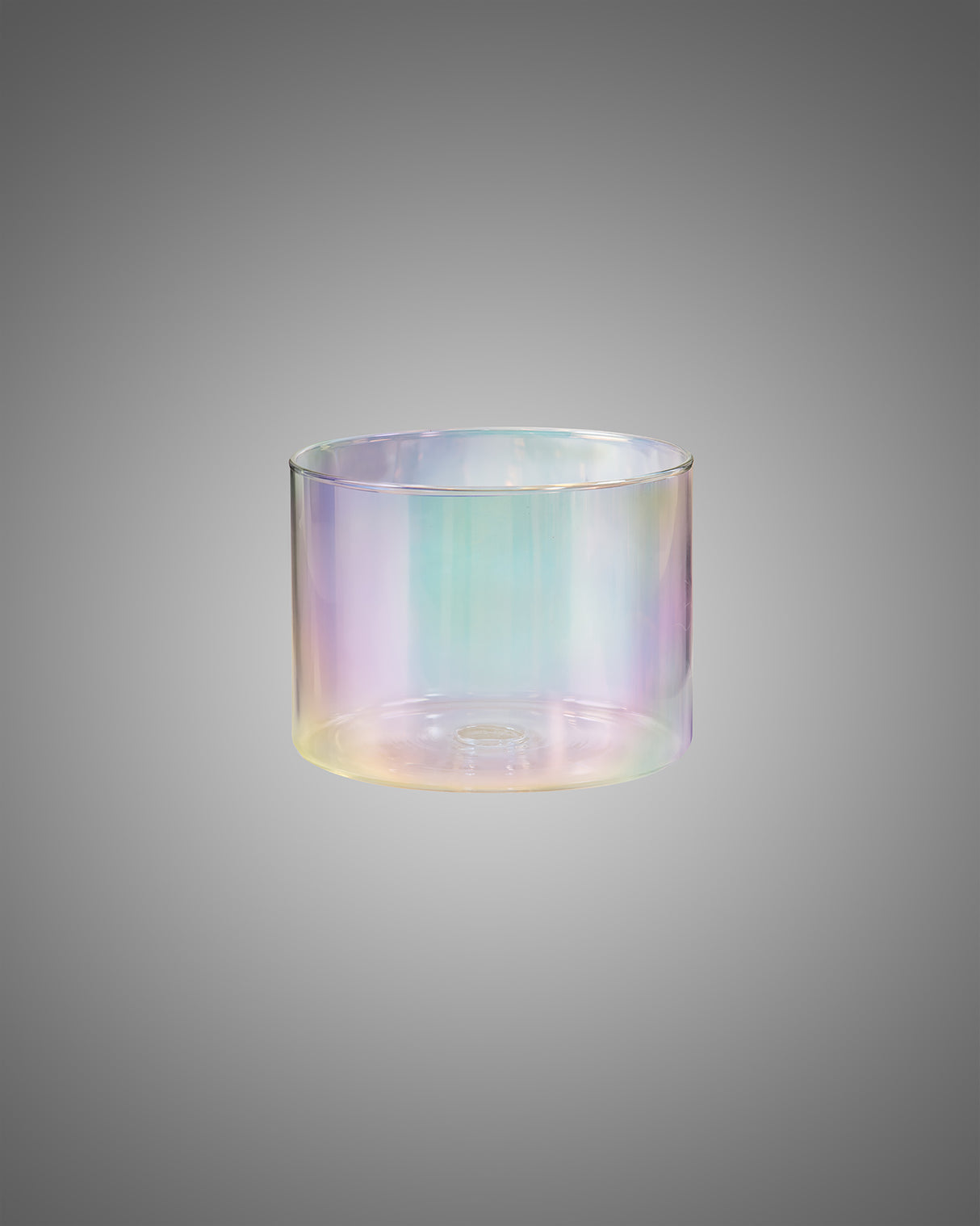 Lathen 150x110mm Short Cylinder (A) 7 Colour Iridescent Glass Shade