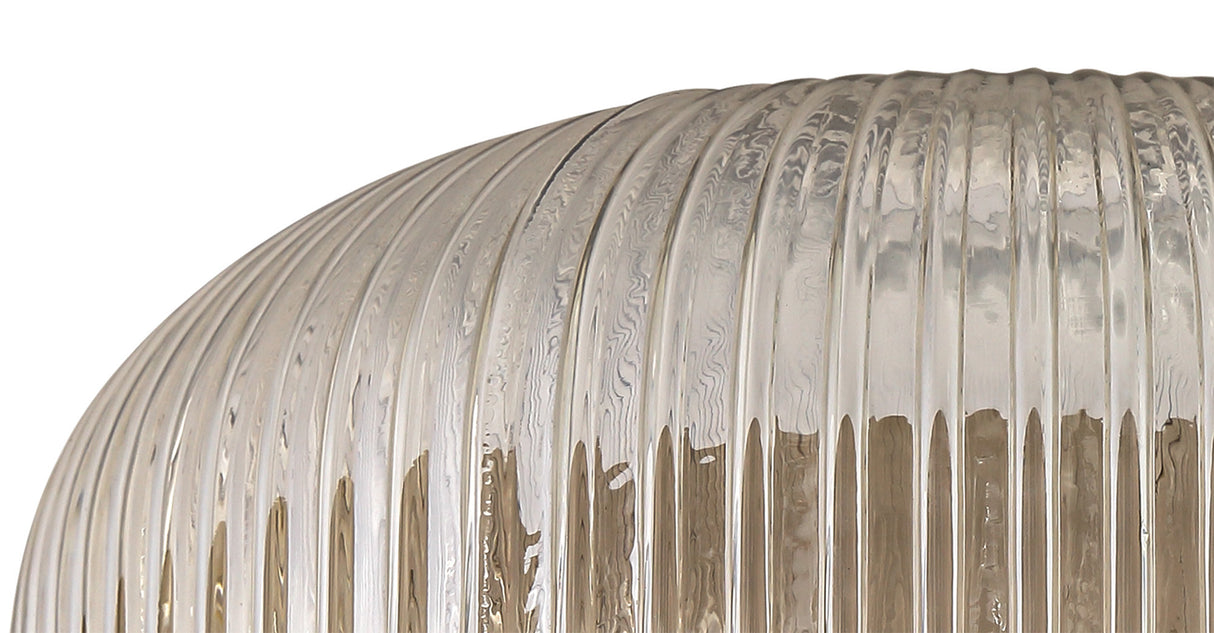 Allardyce 30cm Pumpkin Shaped Ribbed Glass (C), Champagne