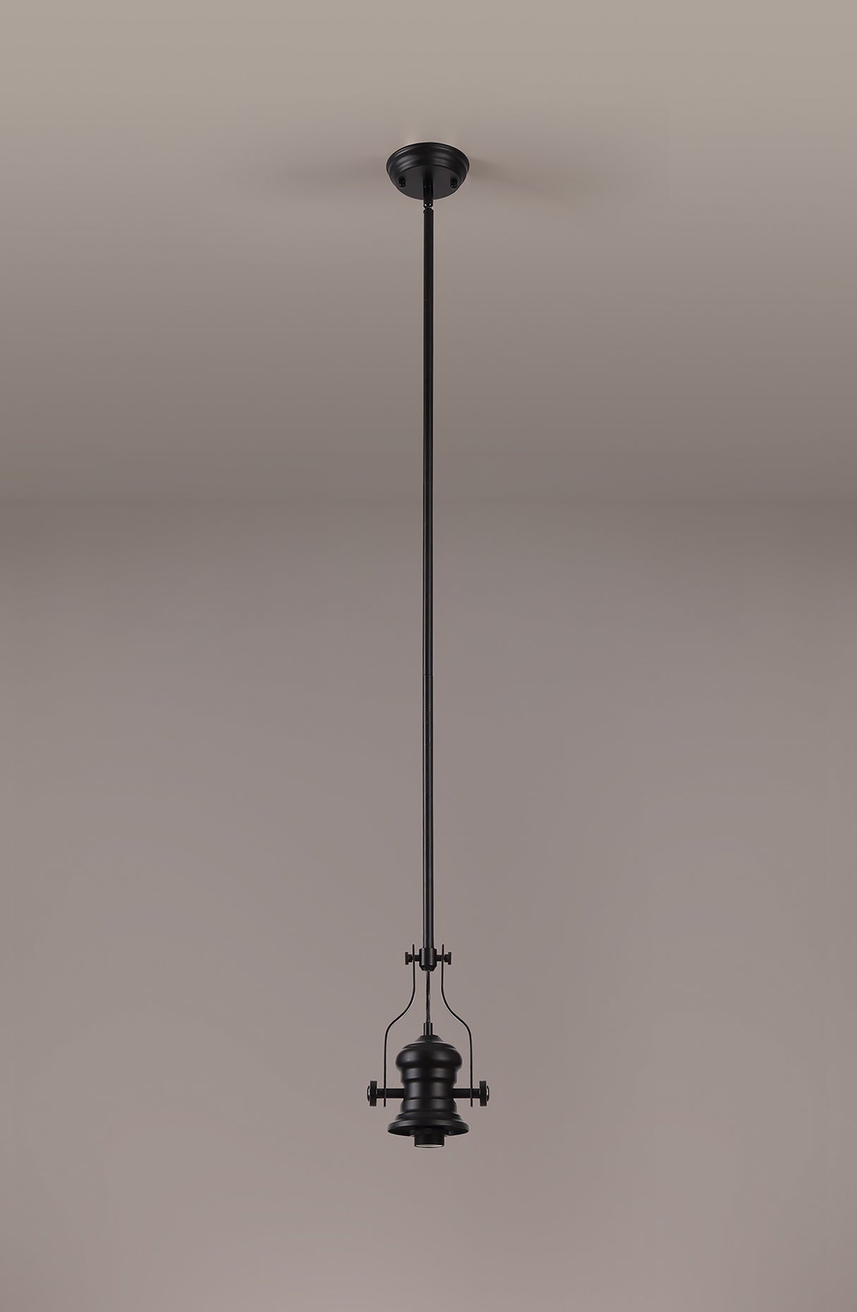 Munro (FRAME ONLY) Pendant, 1 x E27, Matt Black