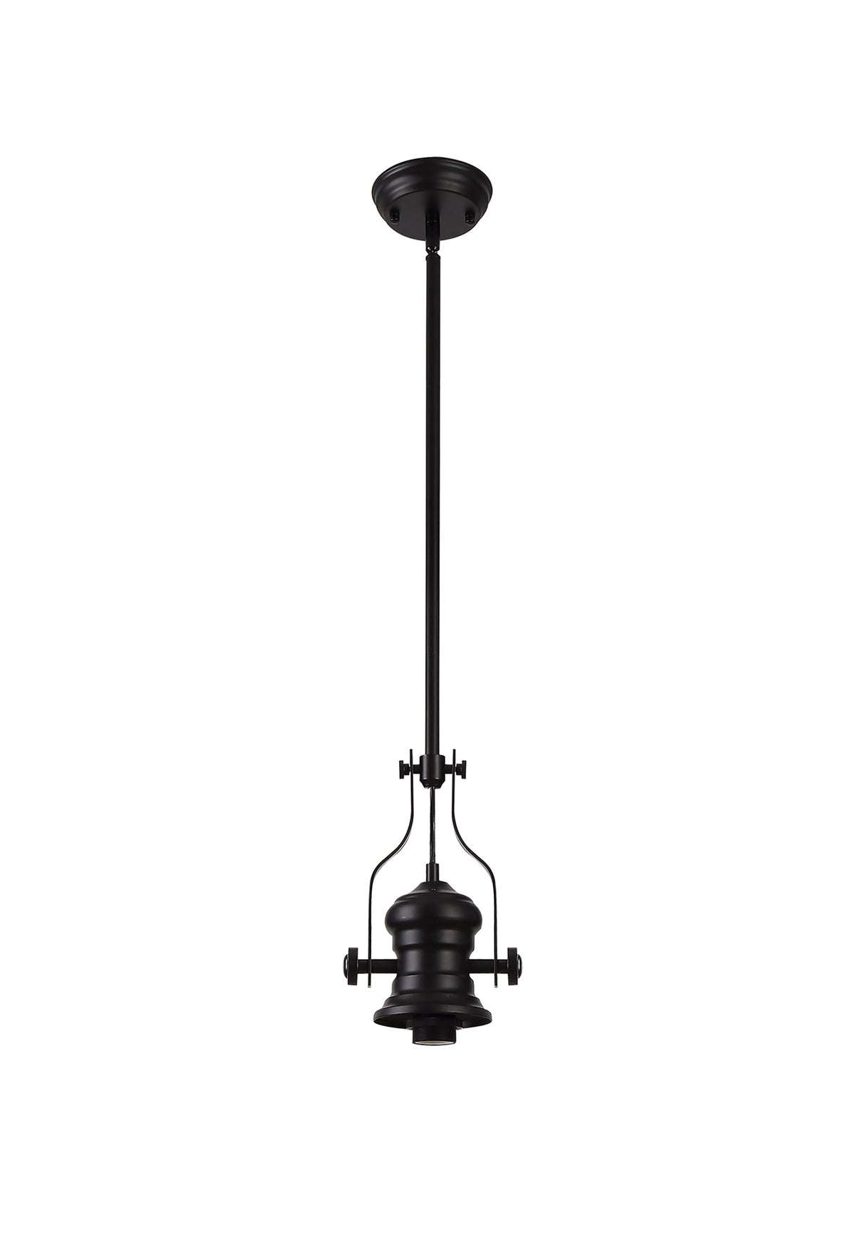 Munro (FRAME ONLY) Pendant, 1 x E27, Matt Black