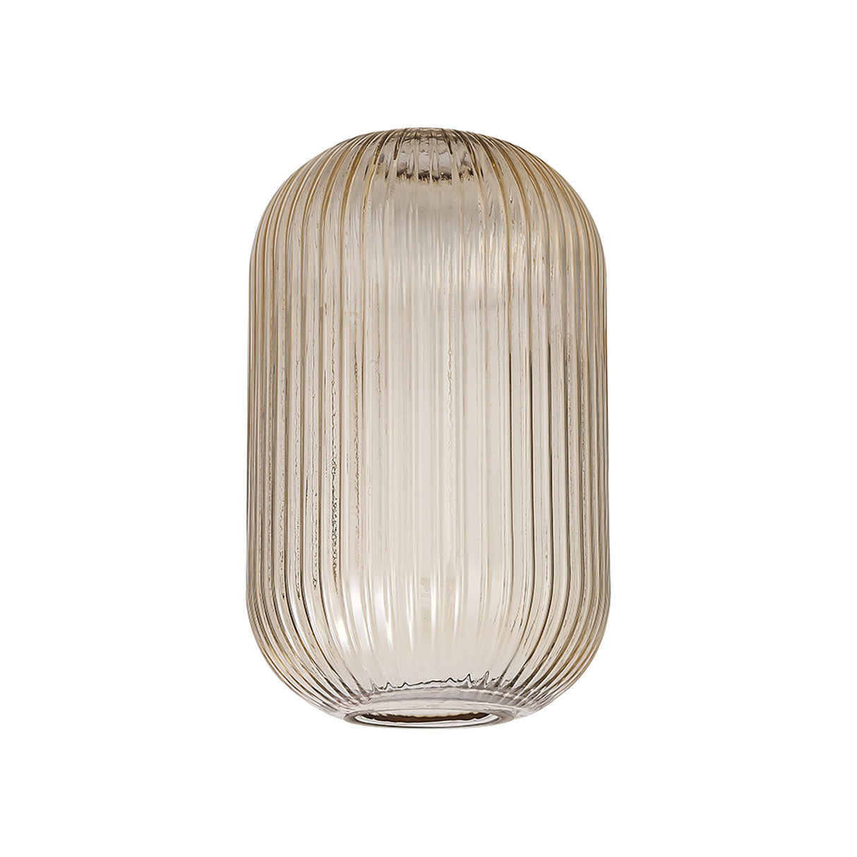 Allardyce 20cm Tubular Ribbed Glass (D), Champagne