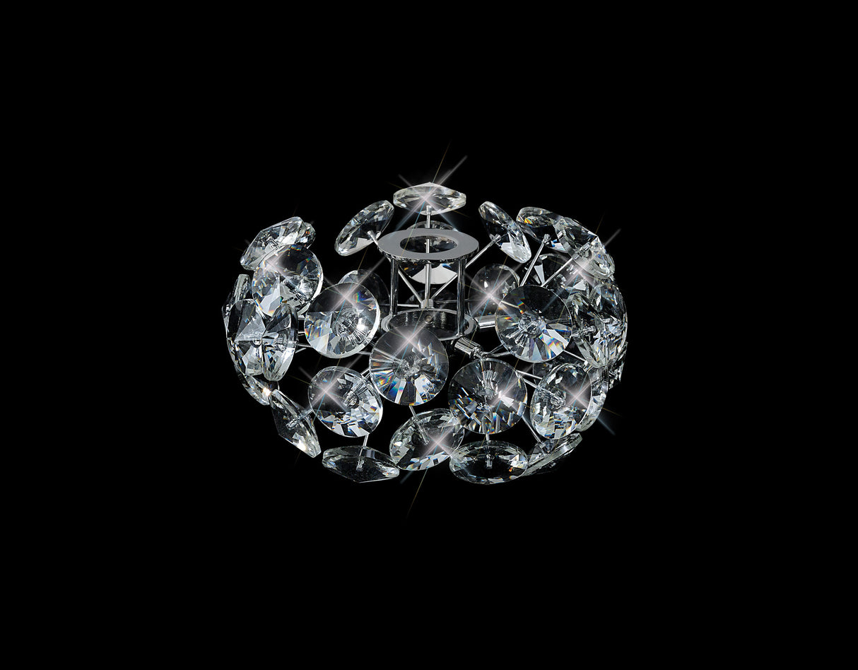 Byrne Non-Electric G9 Shade (A), Polished Chrome/Crystal