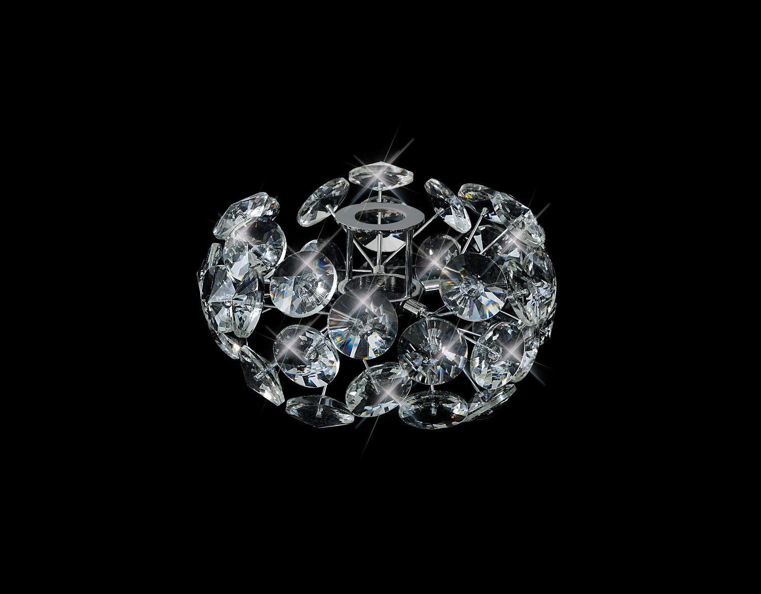 Byrne Non-Electric G9 Shade (A), Polished Chrome/Crystal