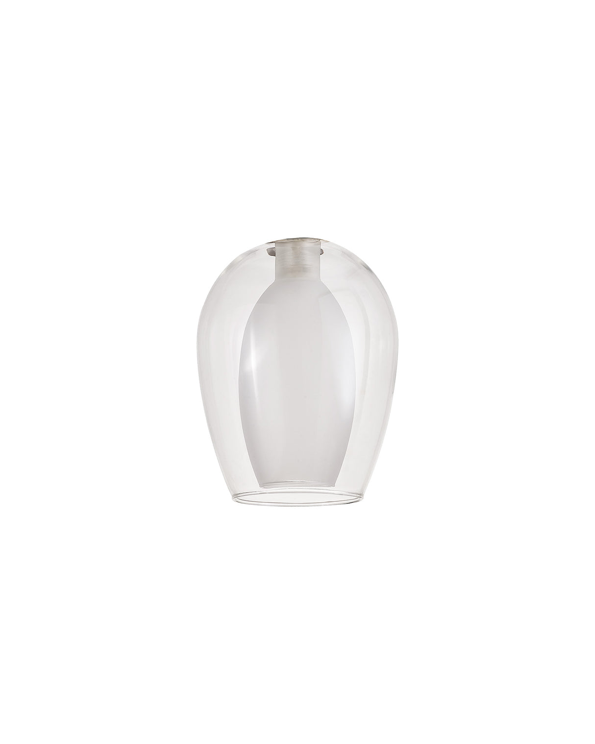 Lathen 120x160mm Wine Glass (D) Clear With Inner Frosted Glass Shade