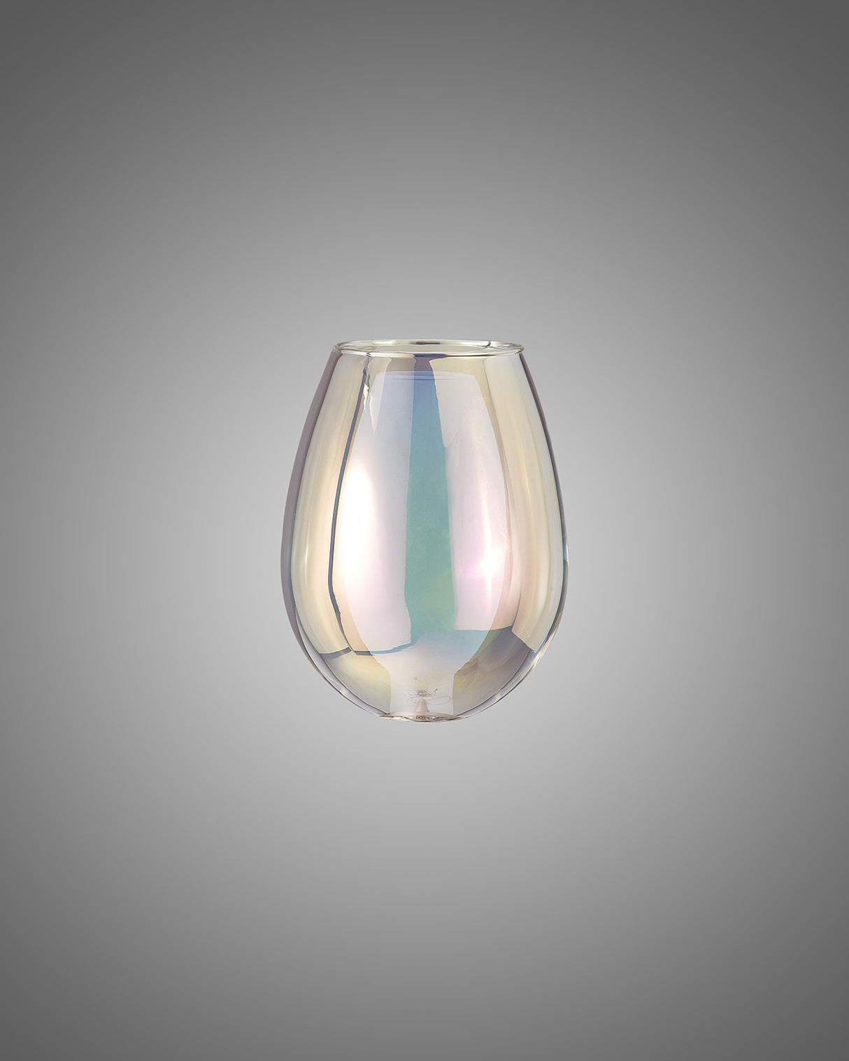 Lathen 120x160mm Wine Glass (D) Iridescent With Inner Frosted Glass Shade