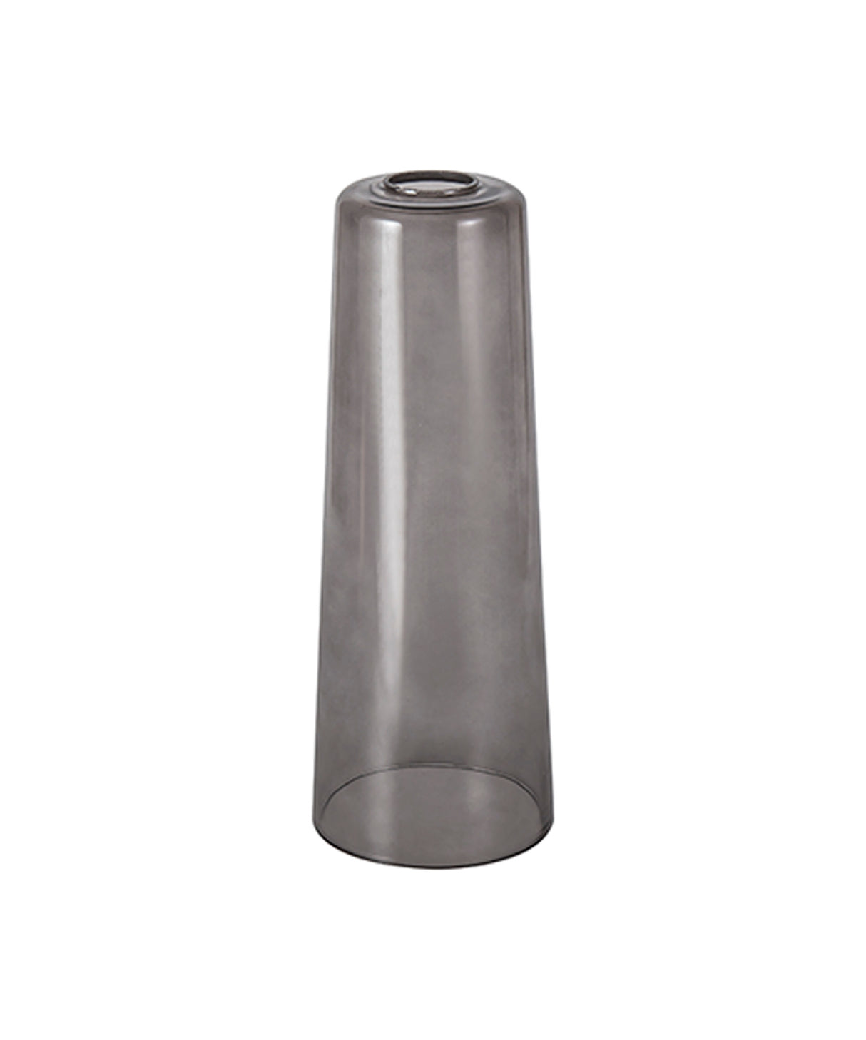 Berry Large Cylindrical Cone Smoke Grey Glass Shade (B),