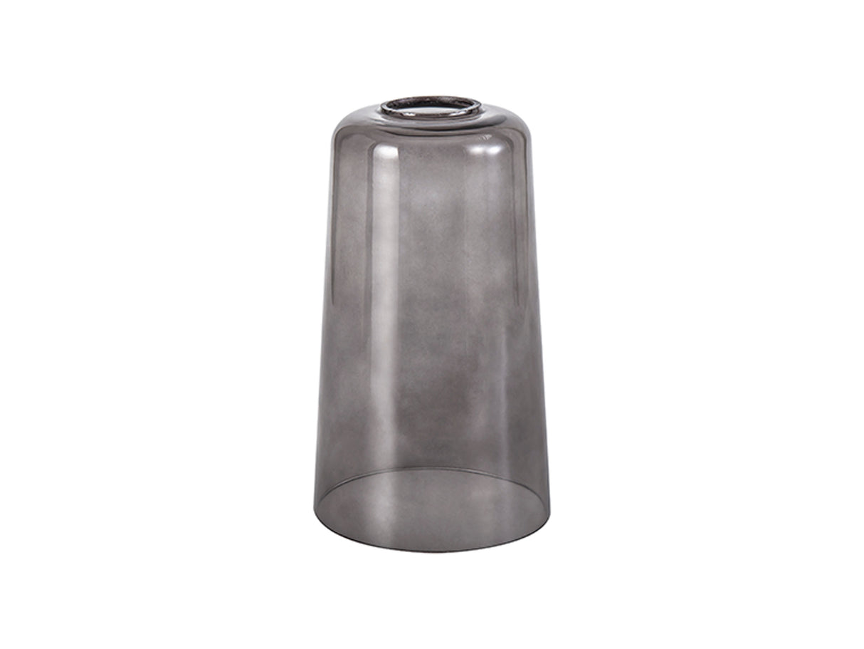 Berry Small Cylindrical Cone Smoke Grey Glass Shade (A),