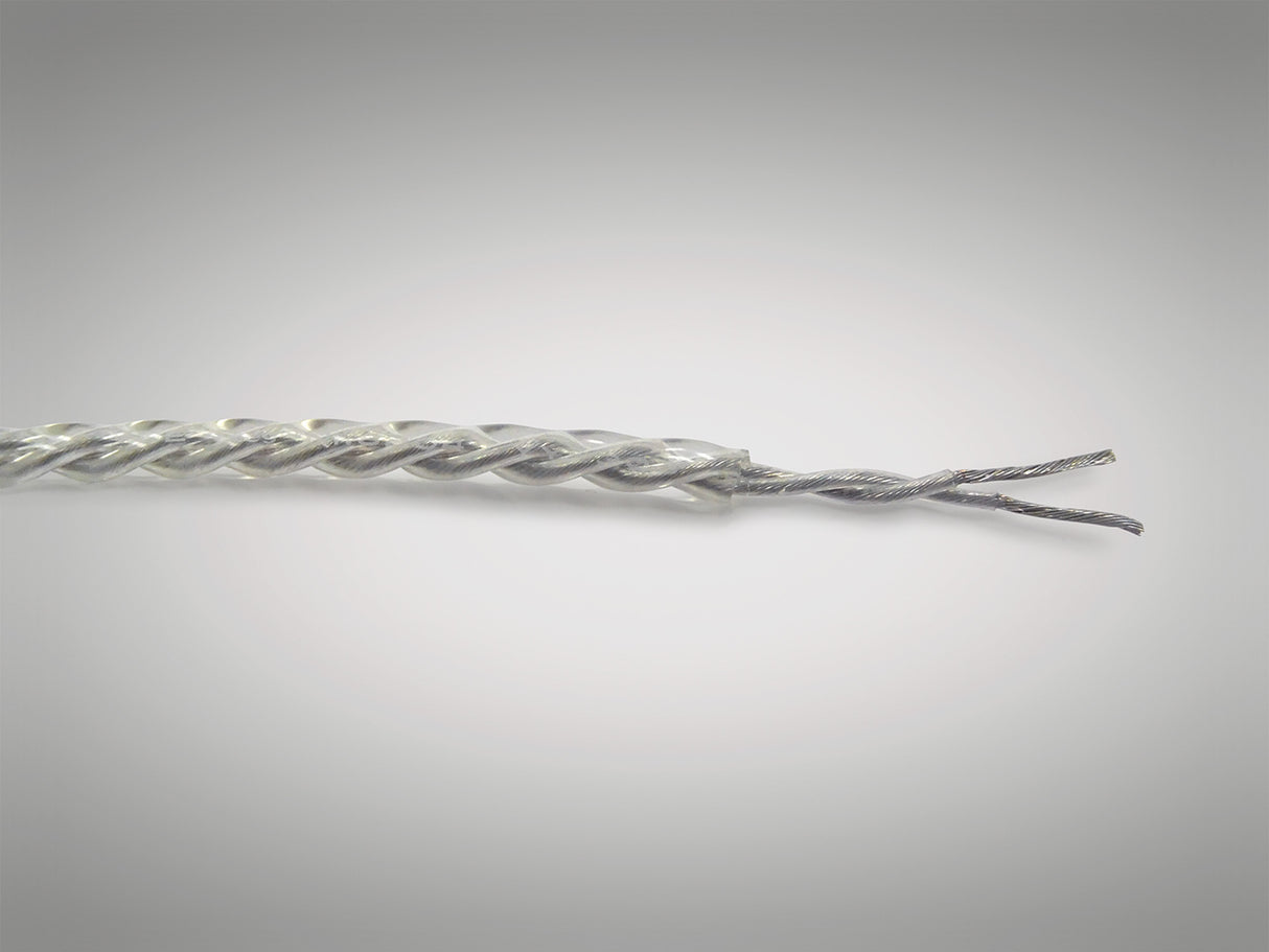 Robson 25m Clear Twisted 2 Core 0.75mm Cable VDE Approved