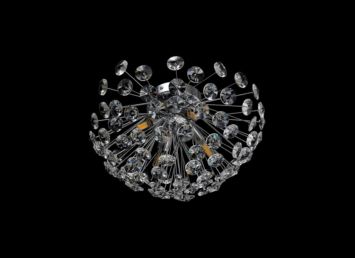 Byrne Wall / Ceiling 4 Light G9 Polished Chrome / Crystal