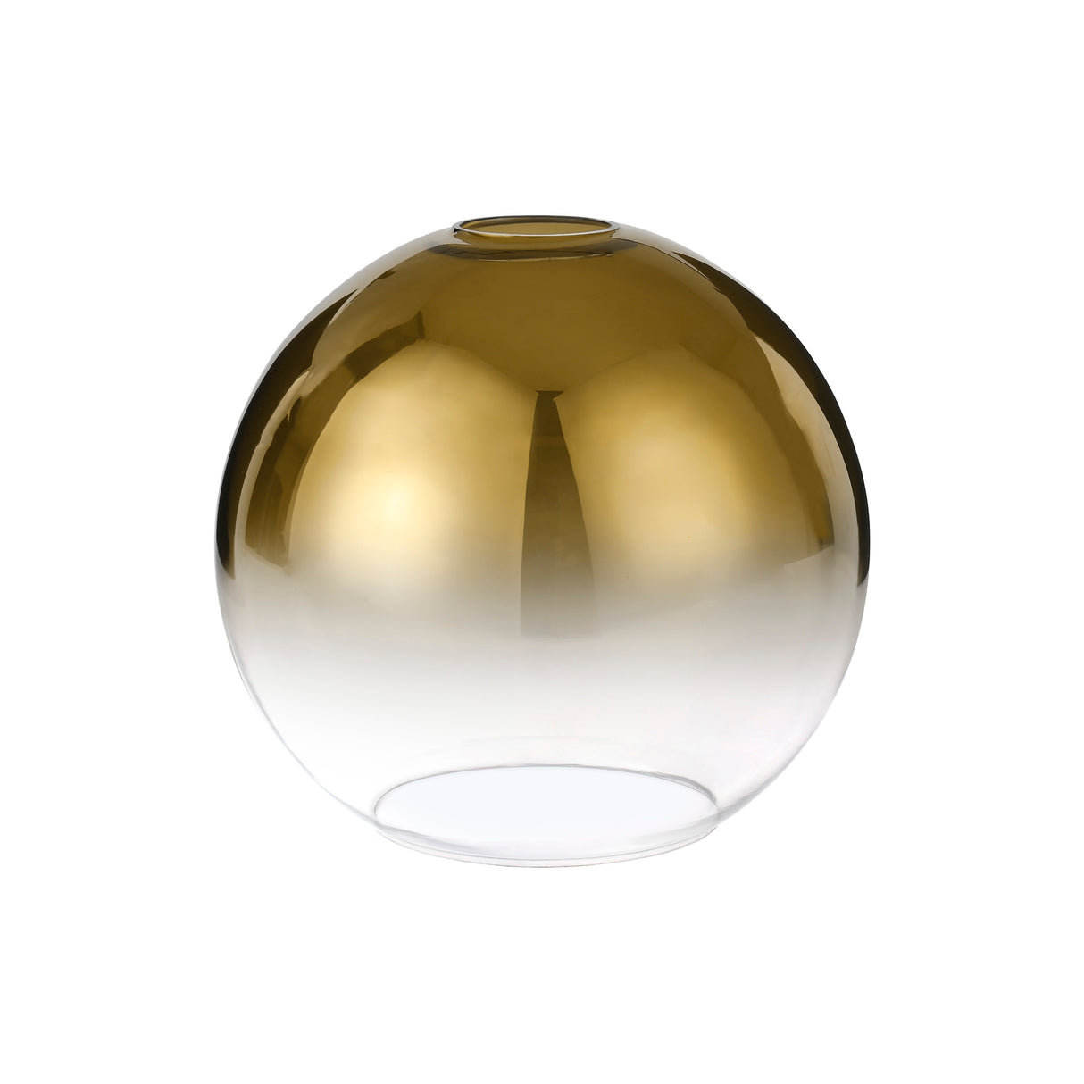 Allardyce 25cm Globe Glass (B), Gold Fade/Clear
