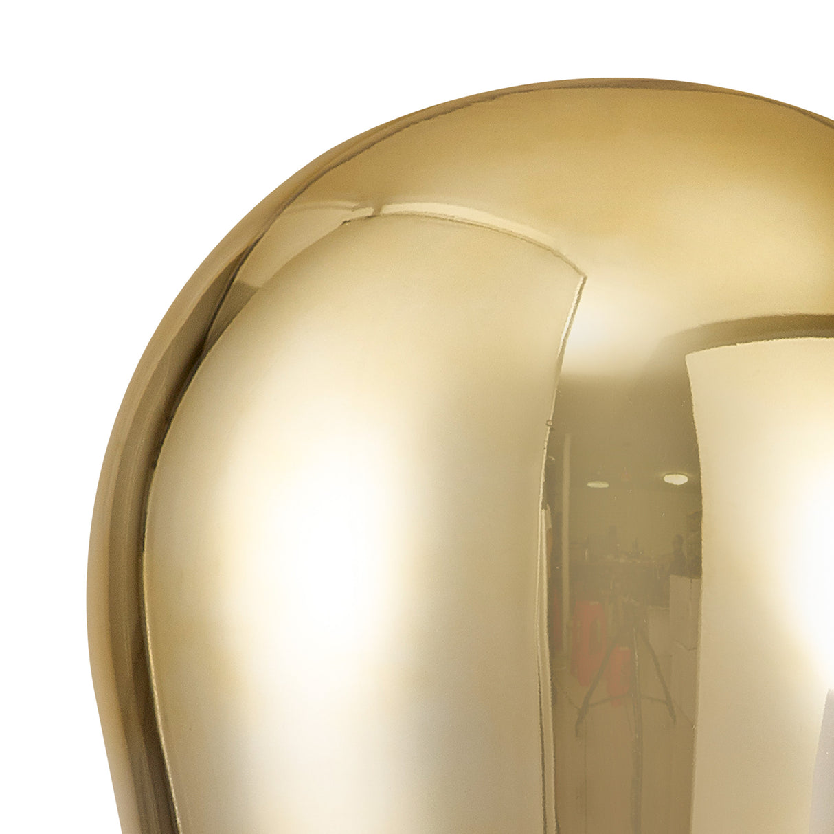 Allardyce 23cm Pear Shaped Glass (E), Gold Fade/Clear