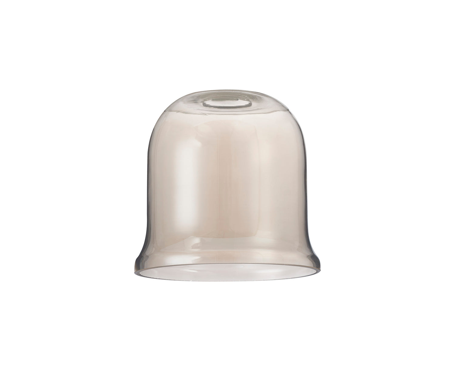 Robson Bell 16cm Glass Shade (H), Cognac