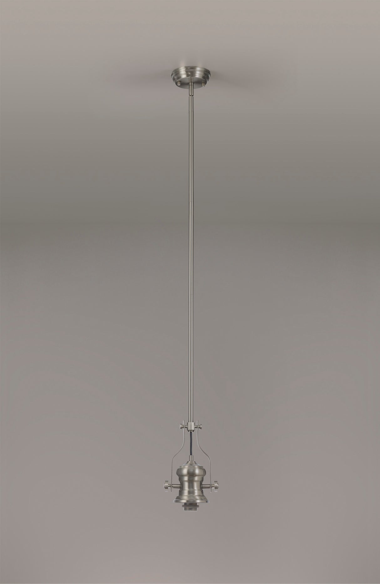 Munro (FRAME ONLY) Pendant, 1 x E27, Satin Nickel
