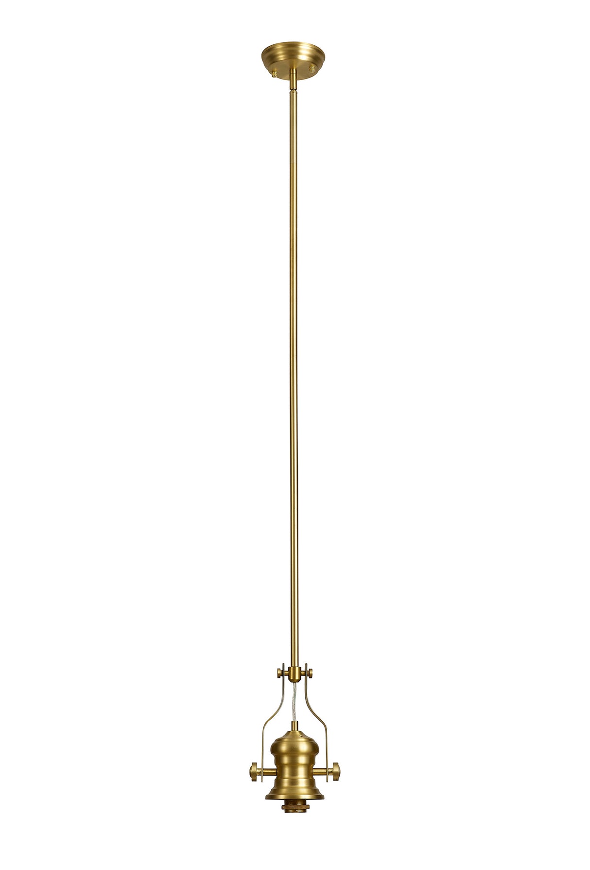 Munro (FRAME ONLY) Pendant, 1 x E27, Satin Gold
