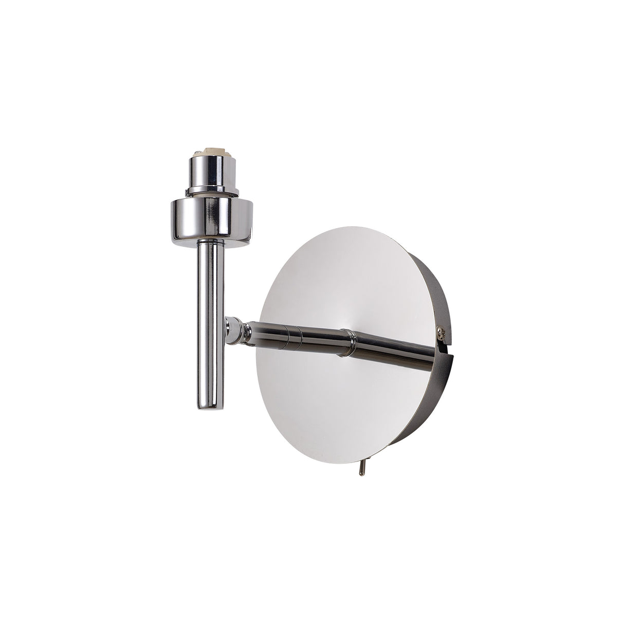 Lathen Polished Chrome 1 Light Adjustable G9 Universal Switched Wall Lamp, Suitable For A Vast Selection Of Glass Shades