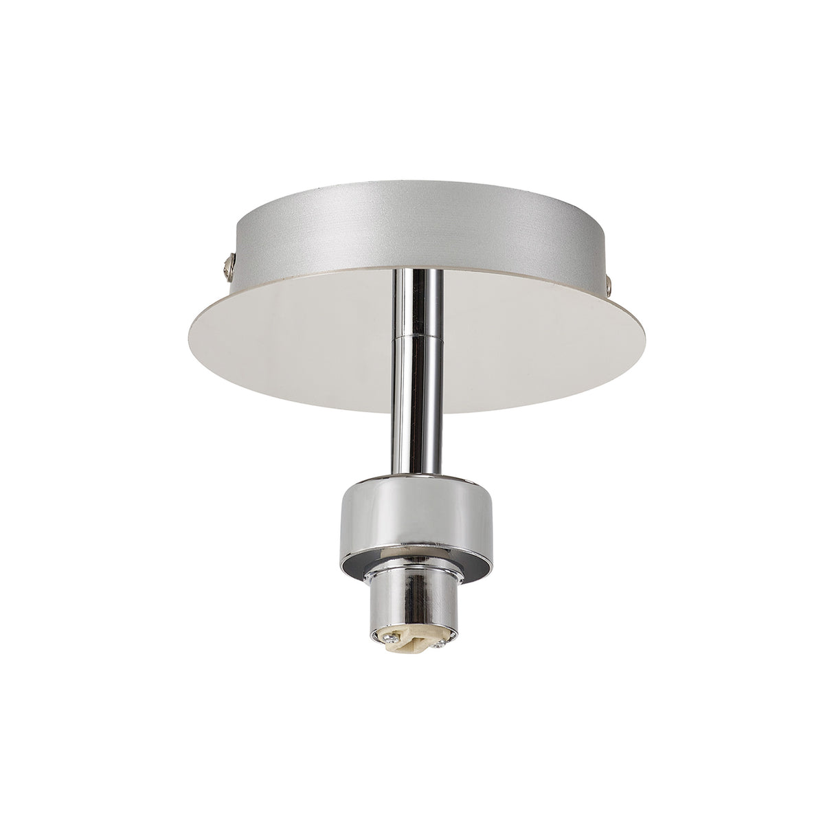 Lathen Polished Chrome 1 Light G9 Universal Flush Light, Suitable For A Vast Selection Of Glass Shades