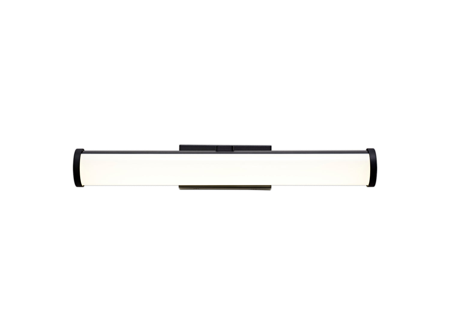 Wallace Wall Lamp Over Mirror, 1 x 12W LED, 4000K, 795lm, IP44,Sand Black, 3yrs Warranty