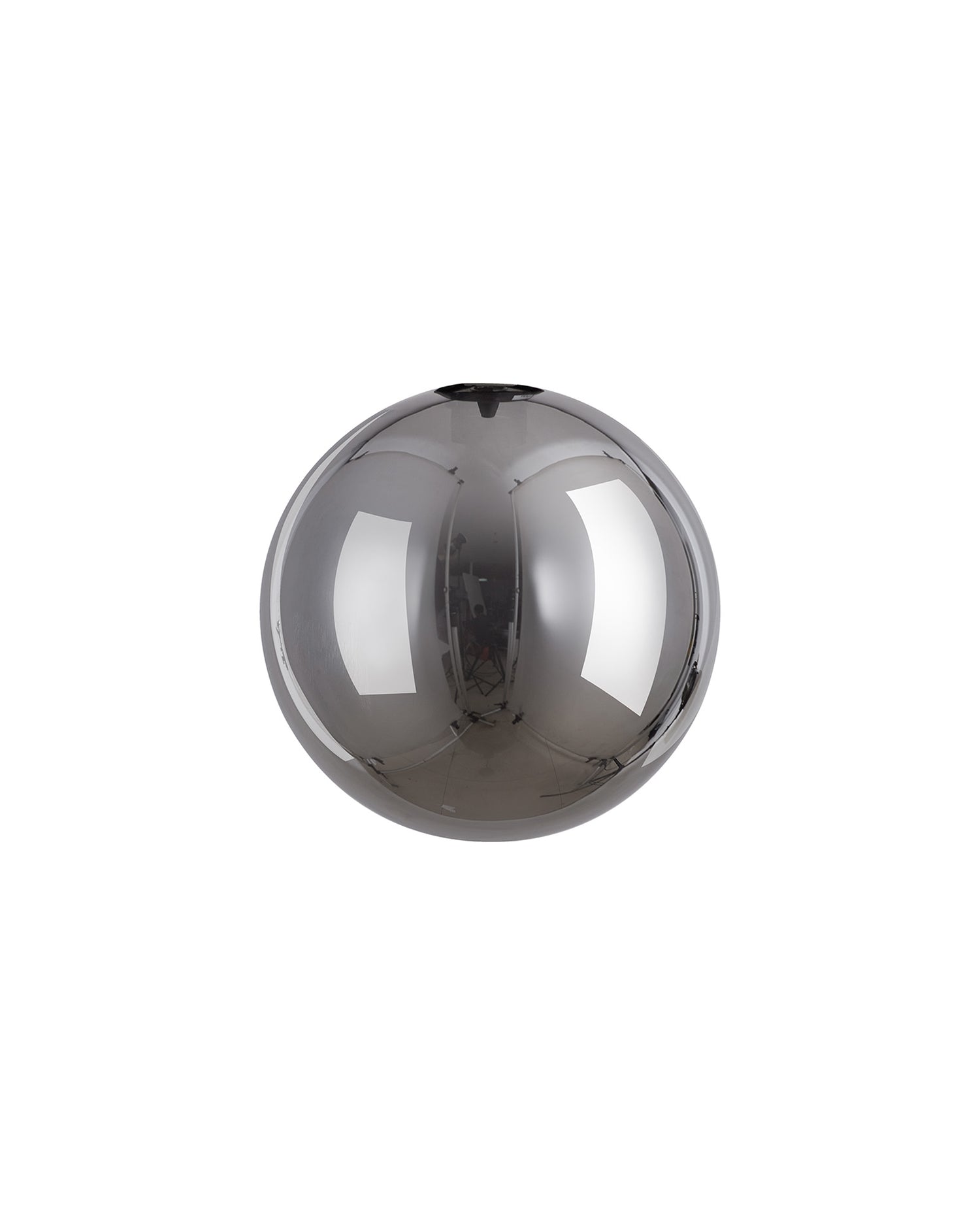 Lathen 150mm Round (J) Chrome Globe Glass Shade