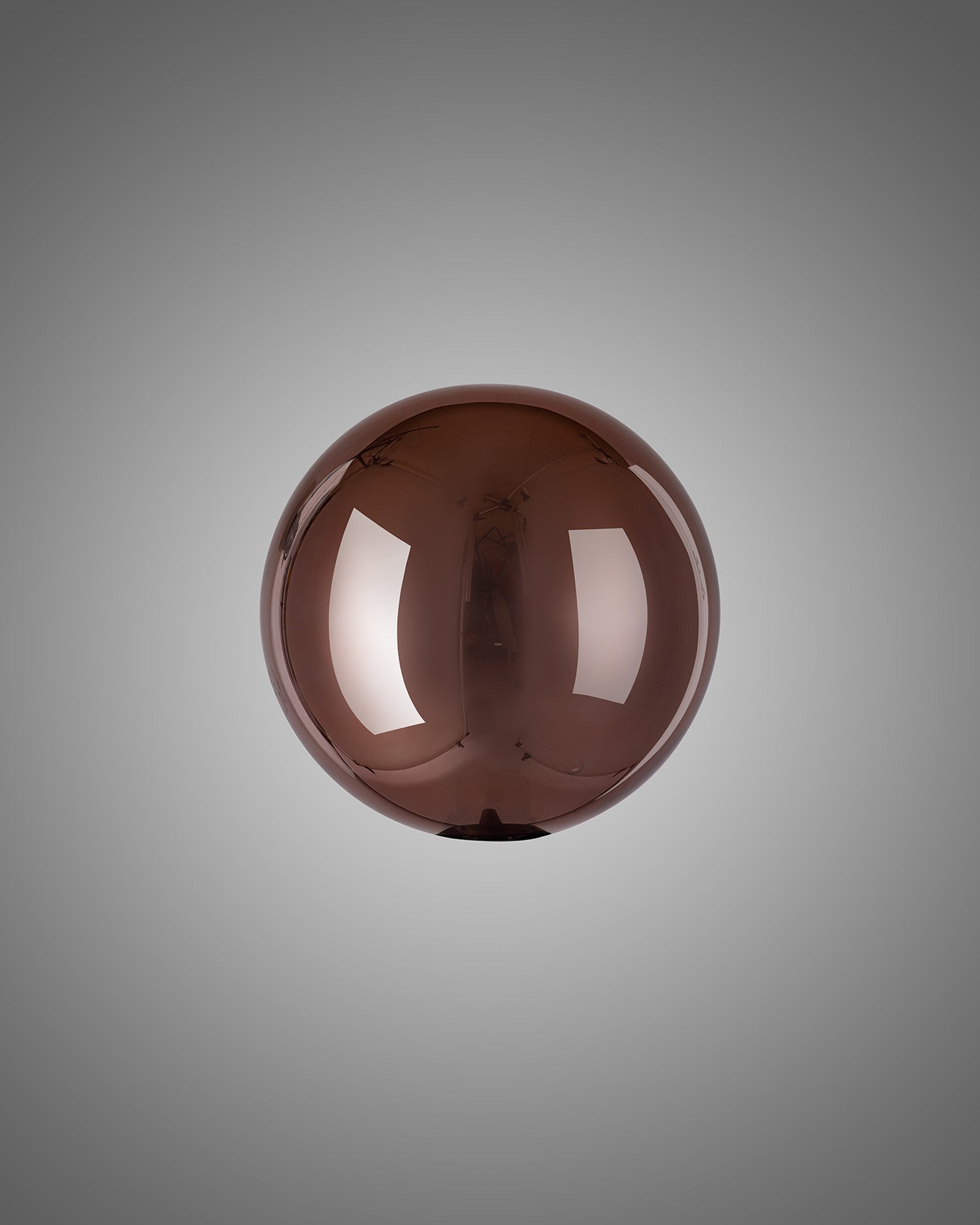 Lathen 150mm Round (J) Copper Globe Glass Shade