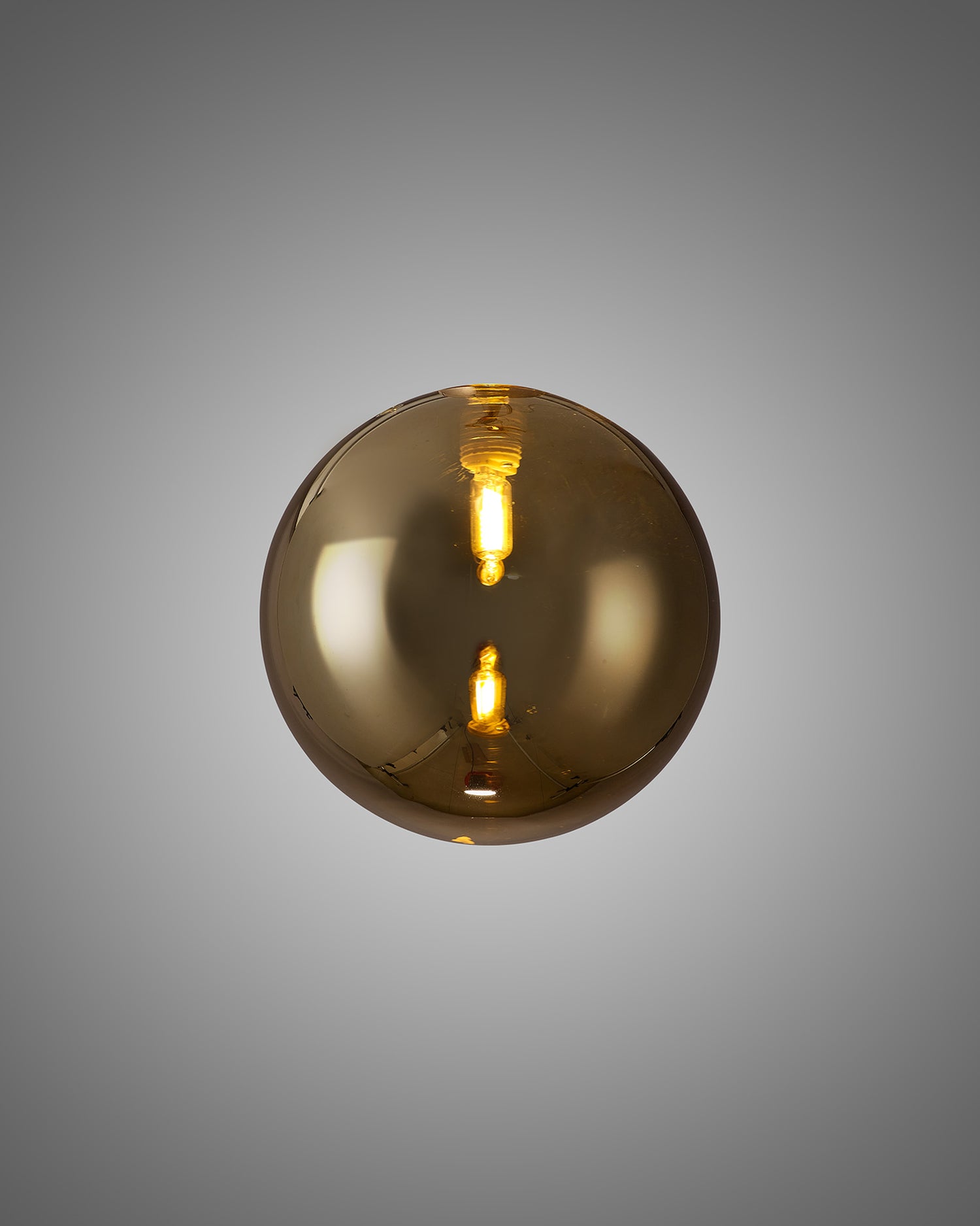 Lathen 150mm Round (J) Gold Globe Glass Shade