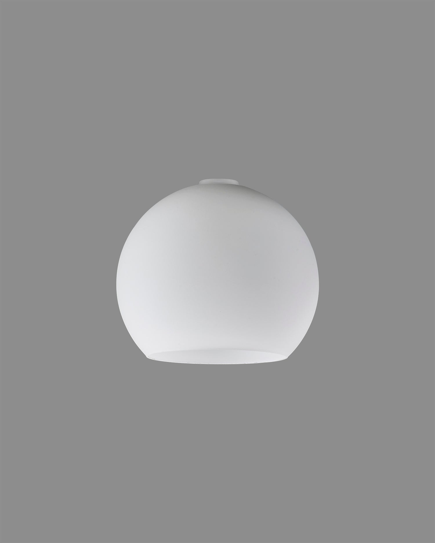 Lathen 140mm Open Mouth (F) Round Opal Globe Glass Shade