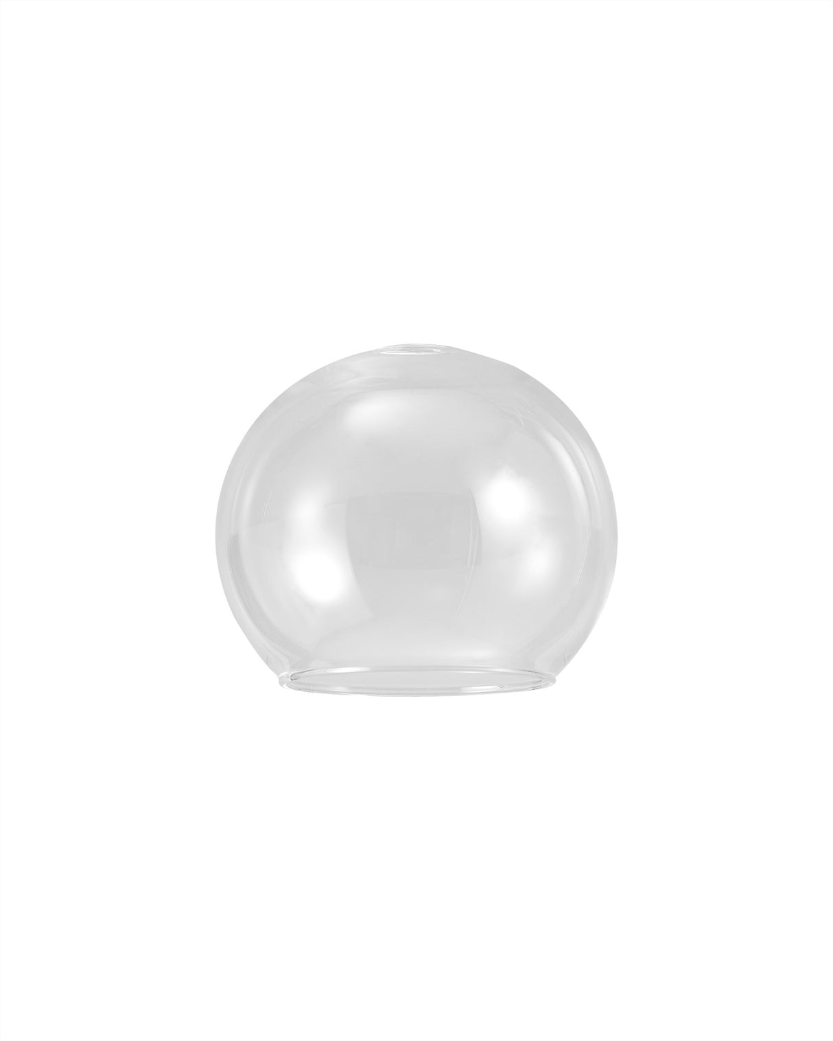 Lathen 140mm Open Mouth (F) Round Clear Globe Glass Shade