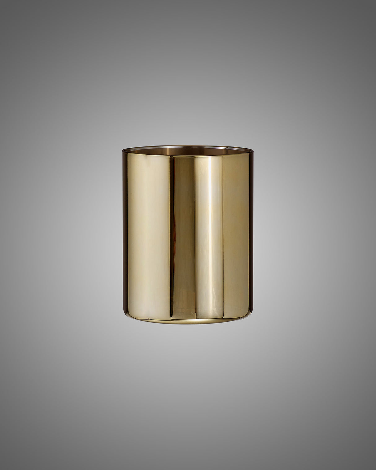 Lathen 120x150mm Medium Cylinder (A) Gold Glass Shade